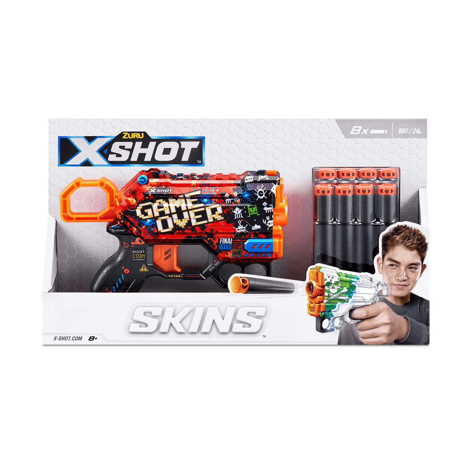Xshot skins (8 dardi) - SUN&SPORT, X-SHOT