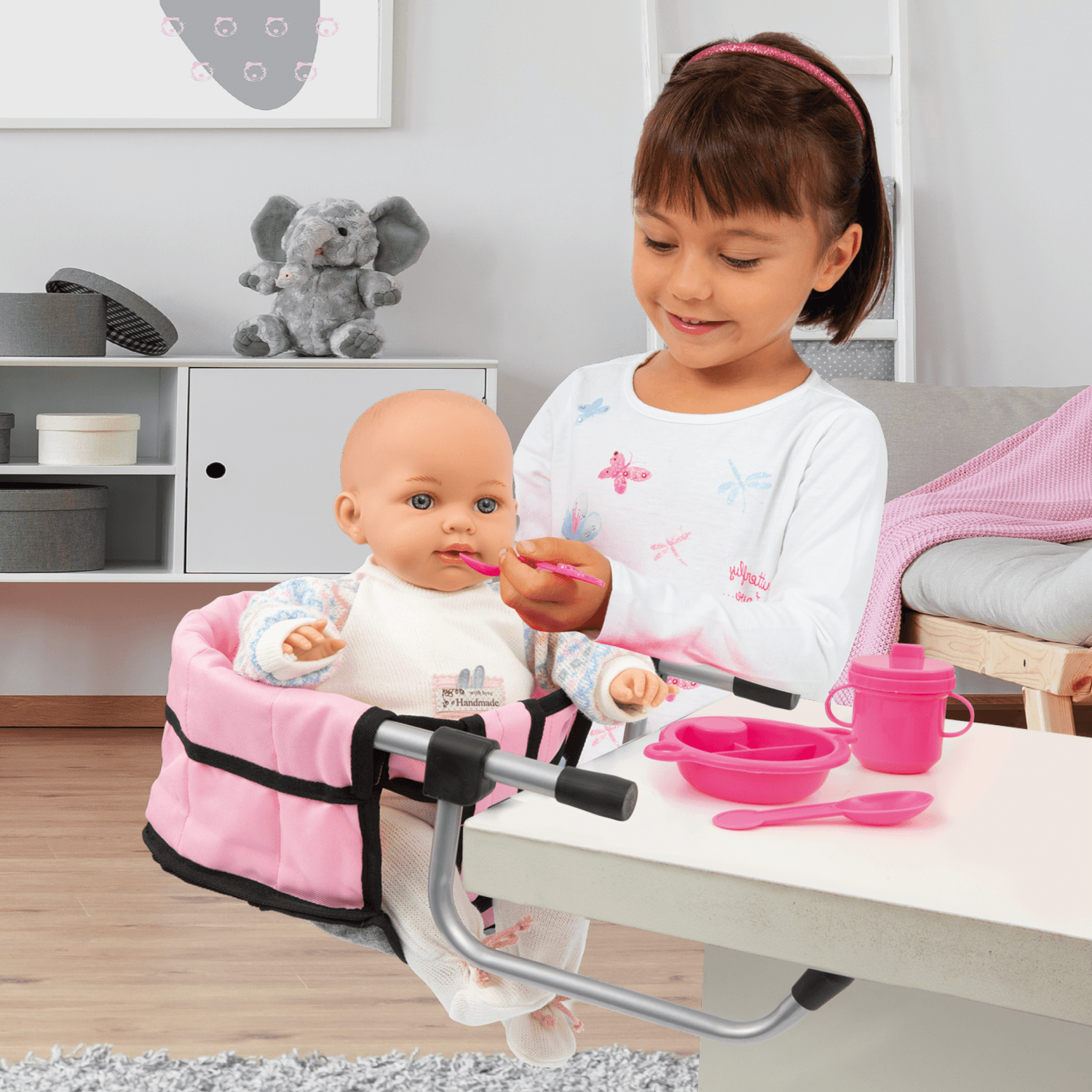 Seggiolino da tavolo per bambole - LOVE BEBÈ