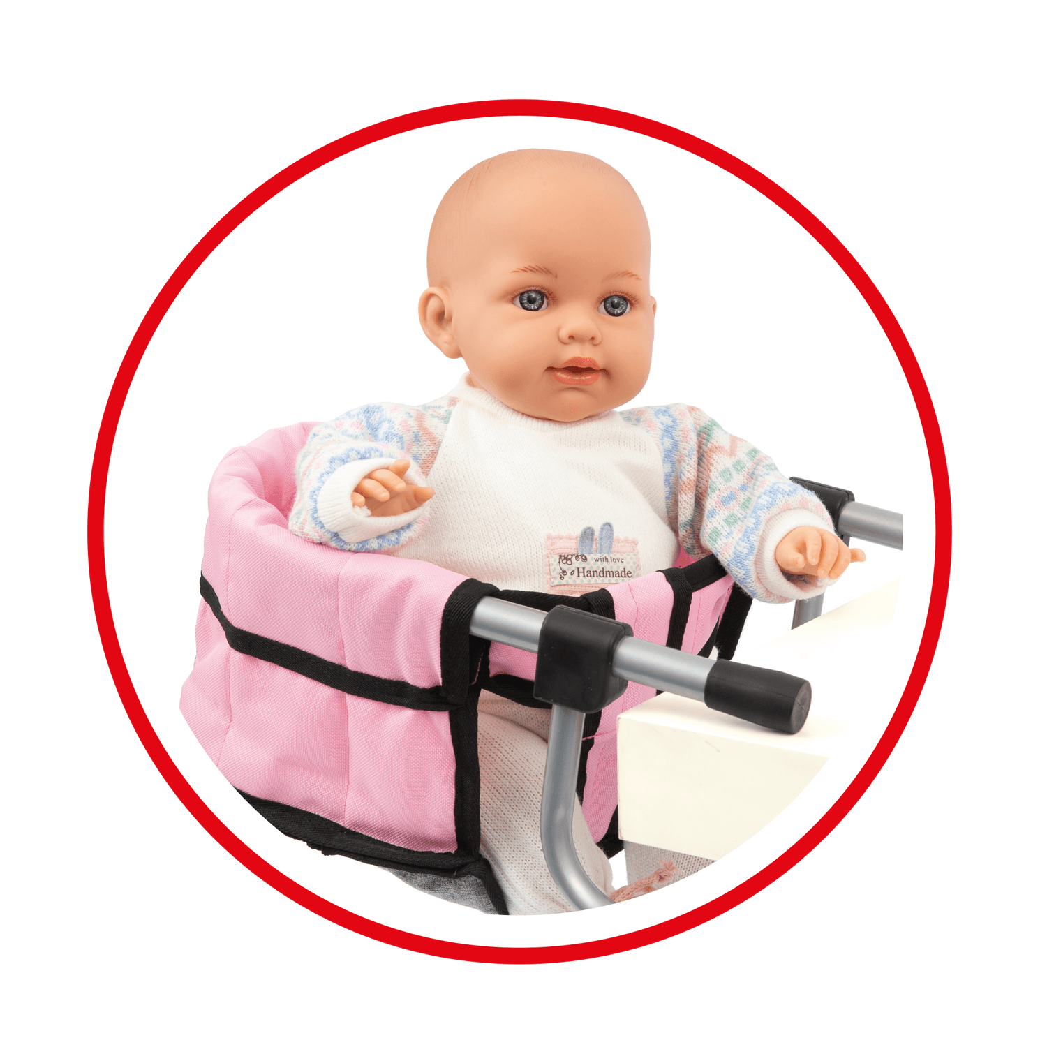 Seggiolino da tavolo per bambole - LOVE BEBÈ