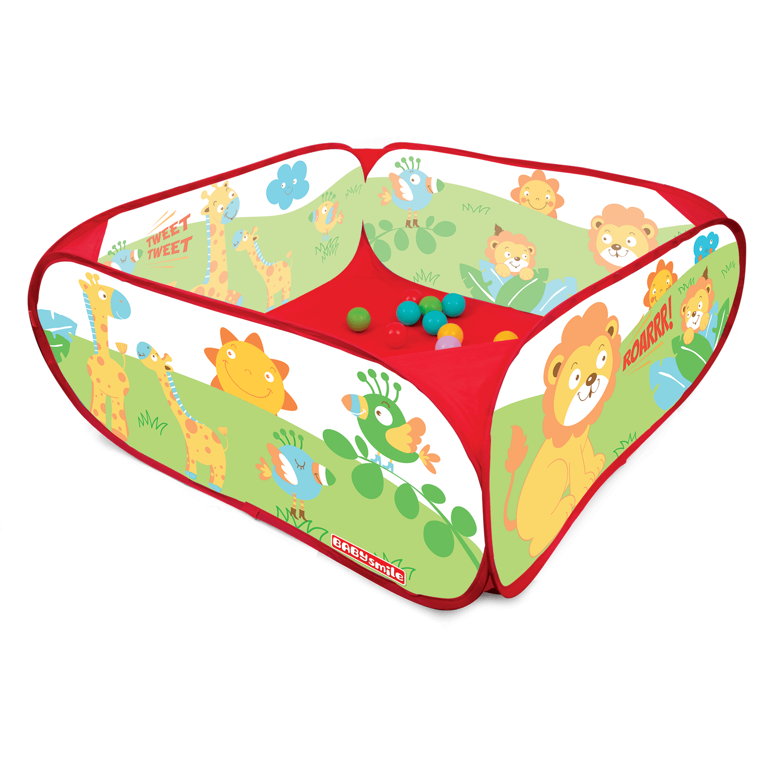 Piscinetta jungle con 50 palline - BABY SMILE