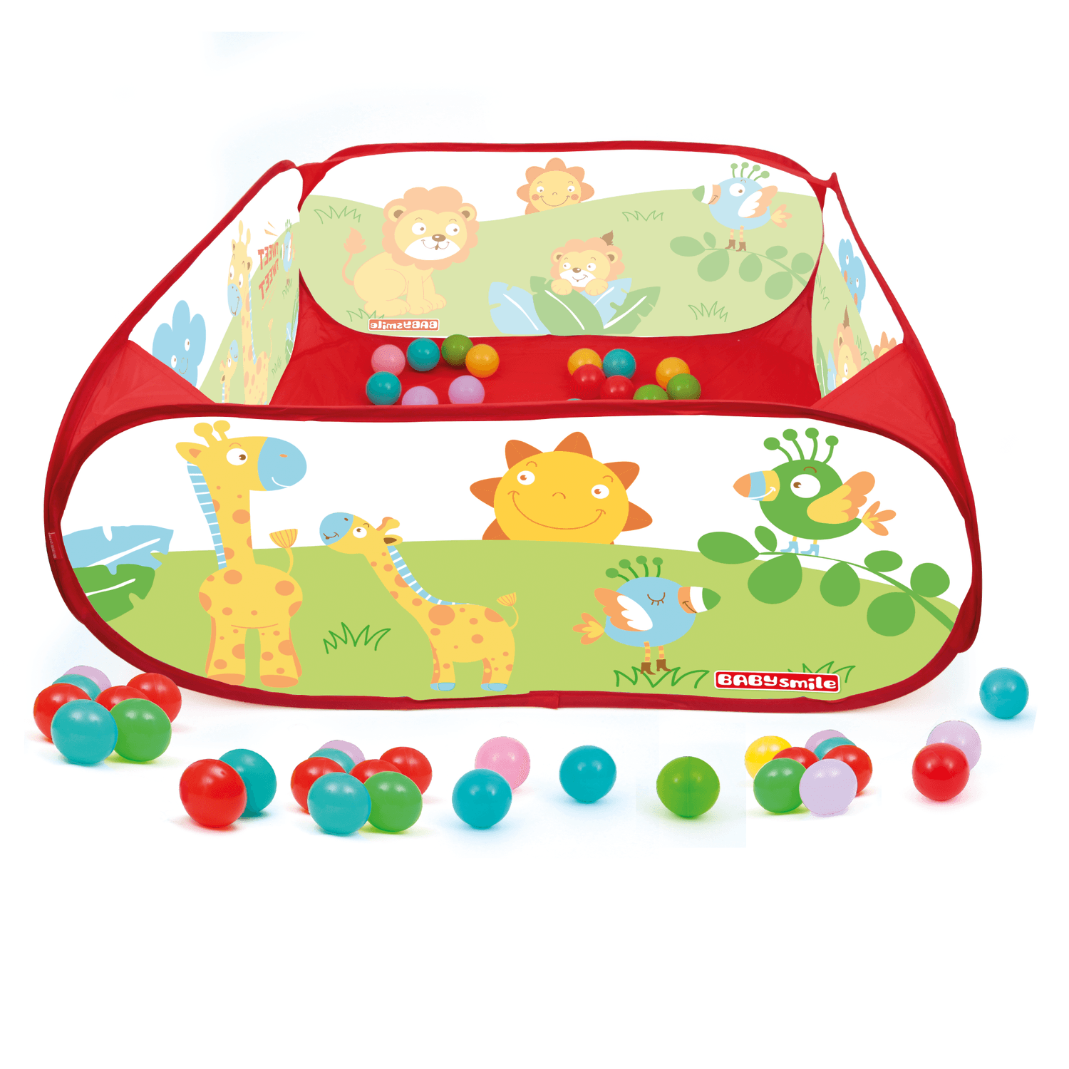 Piscinetta jungle con 50 palline - BABY SMILE