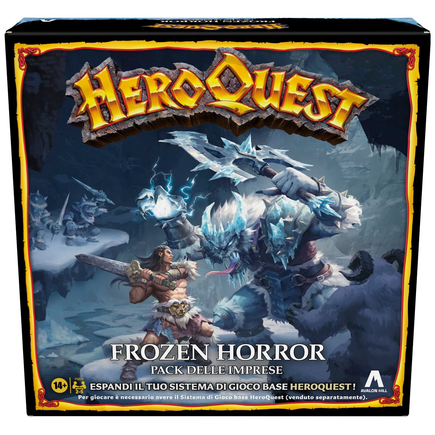 Heroquest frozen horror, pack delle imprese, espansione - DISNEY PRINCESS