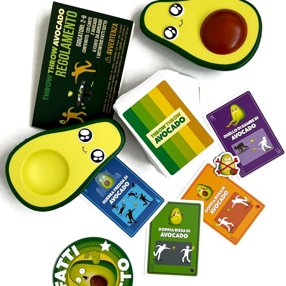 Asmodee - throw throw avocado, party game, gioco di carte - ASMODEE