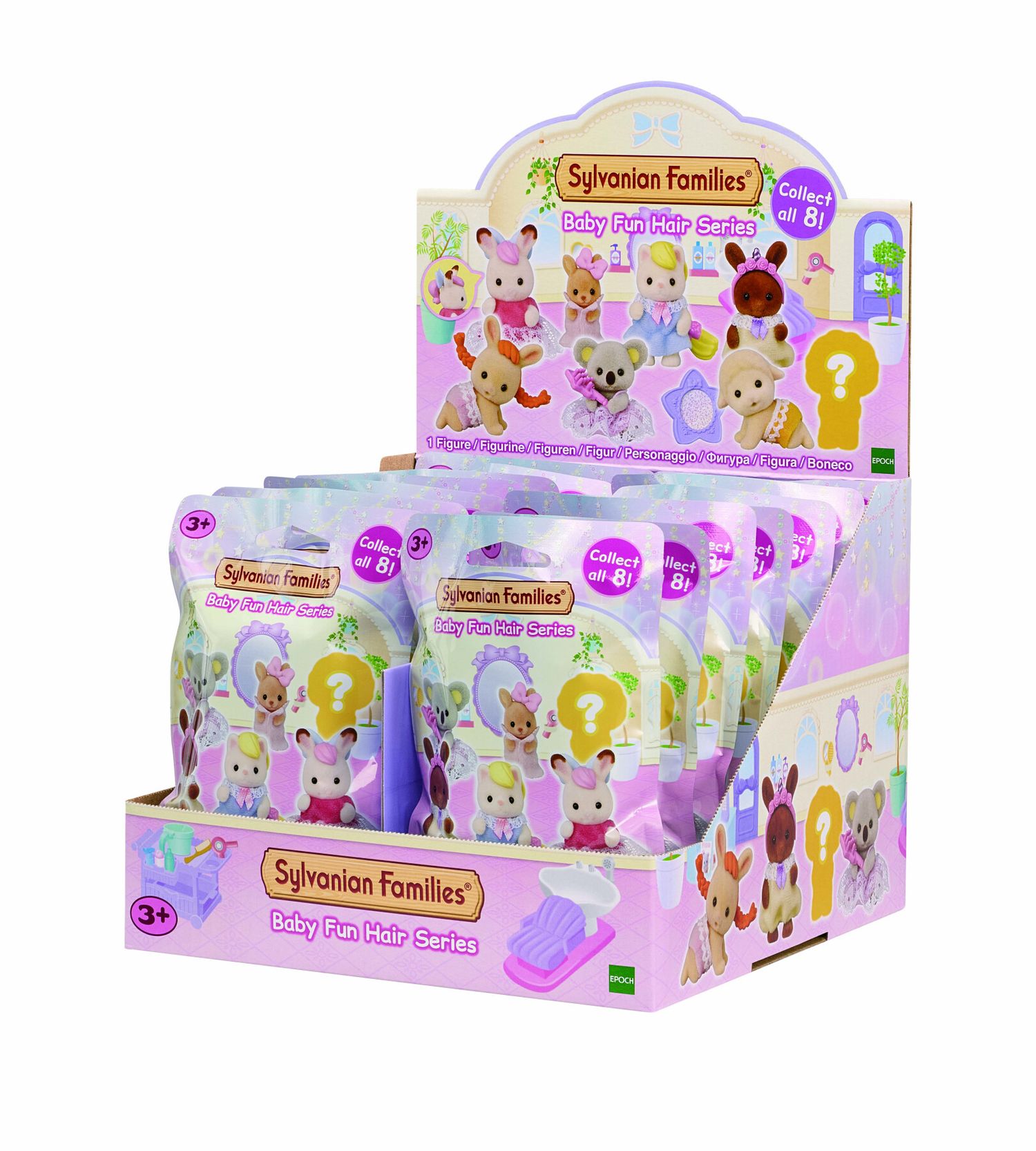 Bustine baby - serie acconciature divertenti - mondo salone parrucchiere dei pony - SYLVANIAN FAMILIES