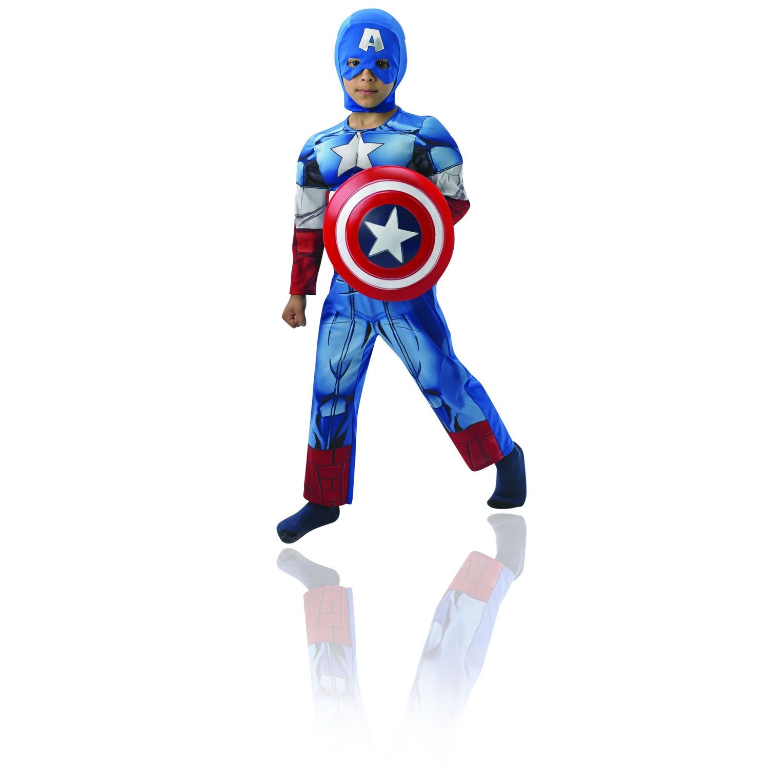 Costume avengers capitan america con muscoli - Avengers