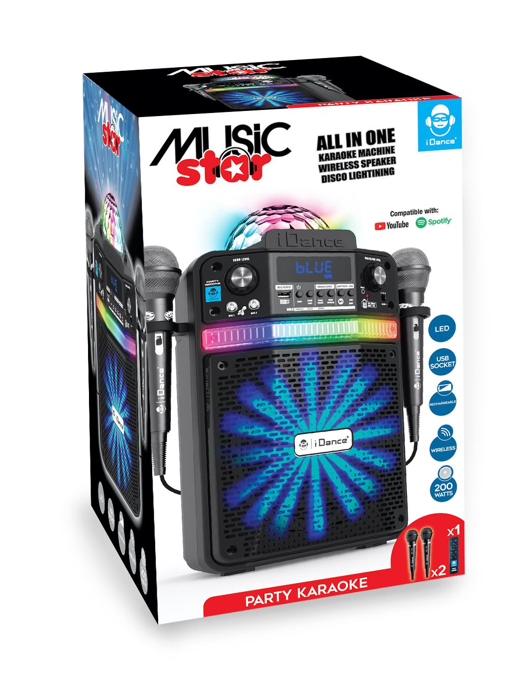 Party karaoke 200w - MUSIC STAR