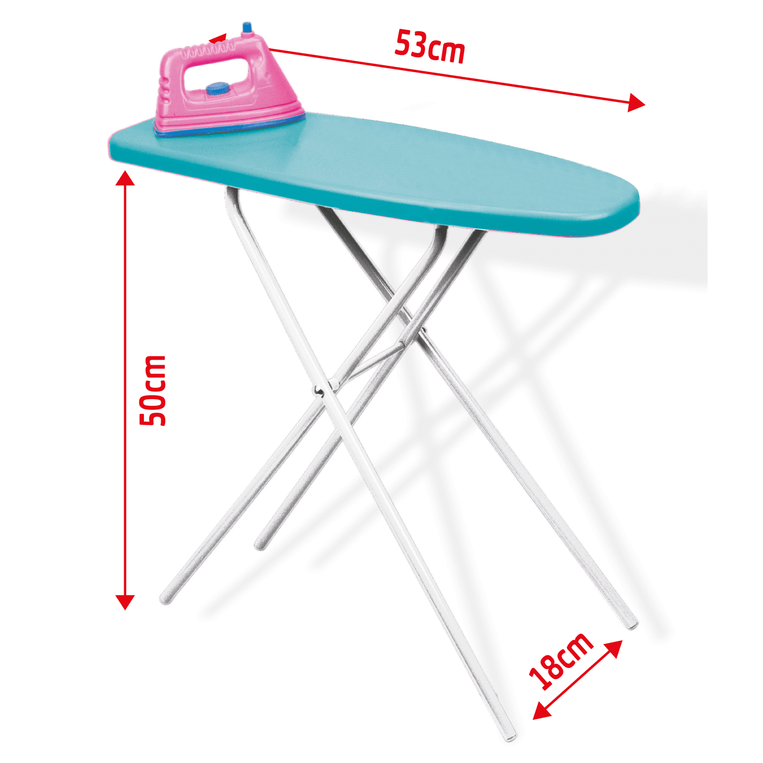 Asse da stiro con ferro - FUNNY HOME