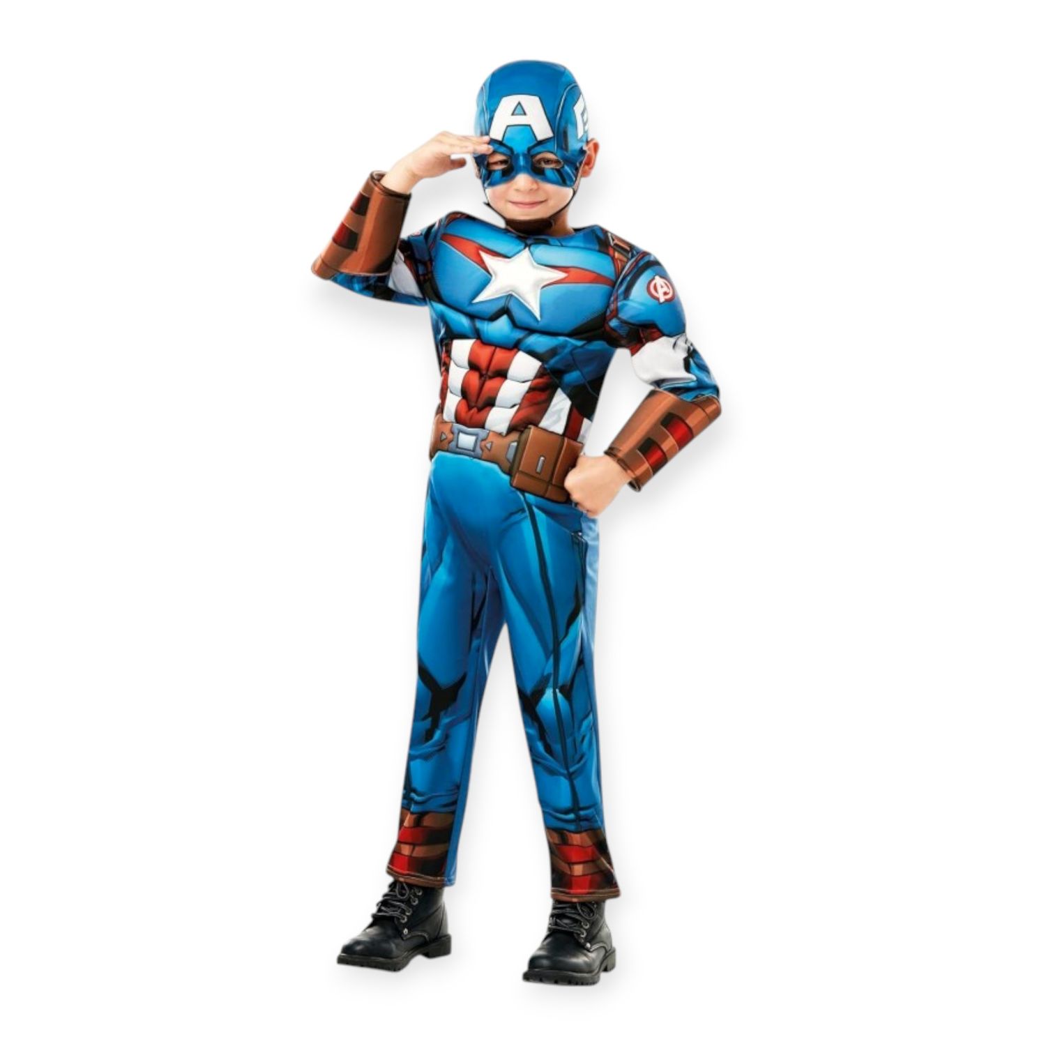Costume avengers capitan america con muscoli - Avengers