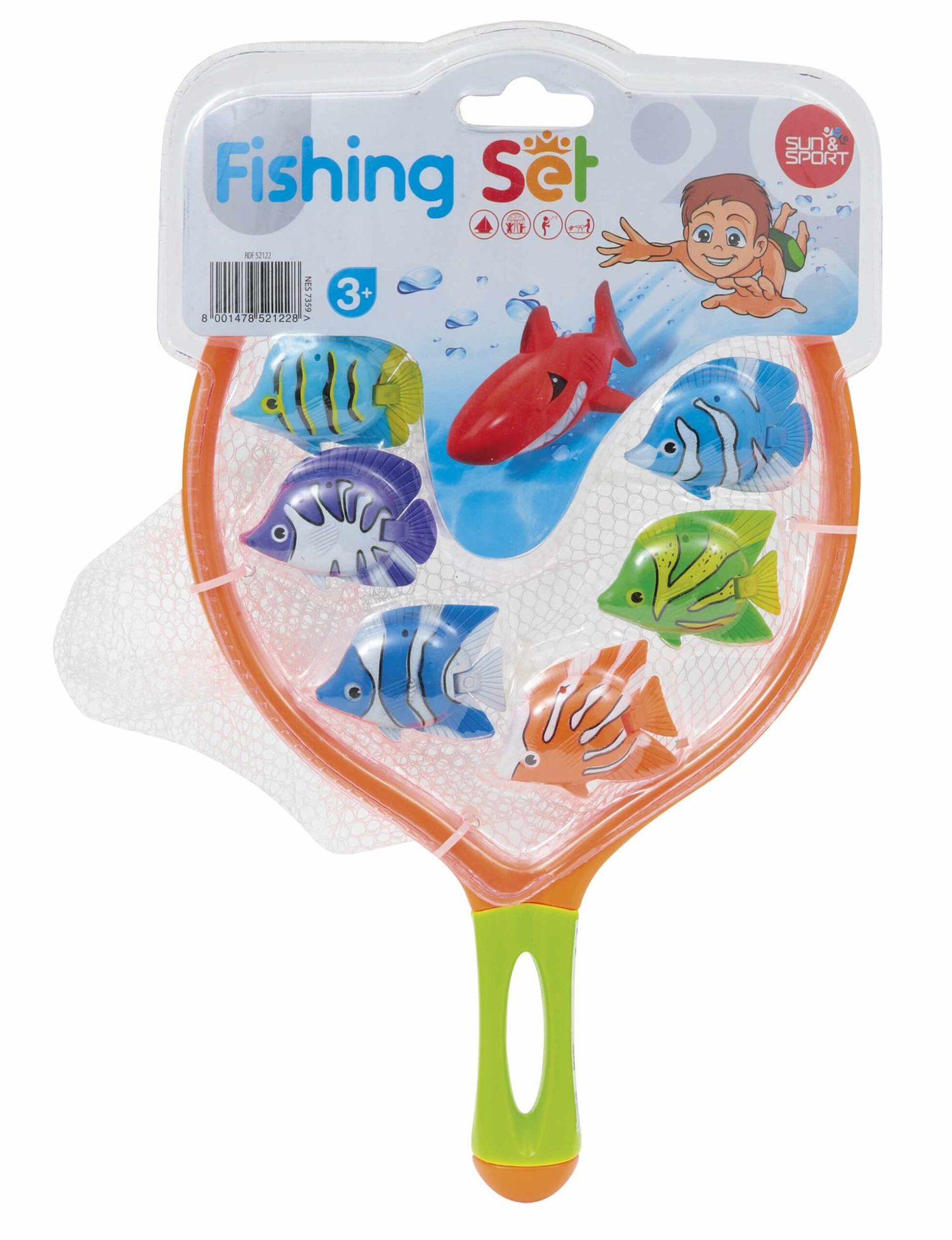 Retino pesca pesci  fishing set - SUN&SPORT