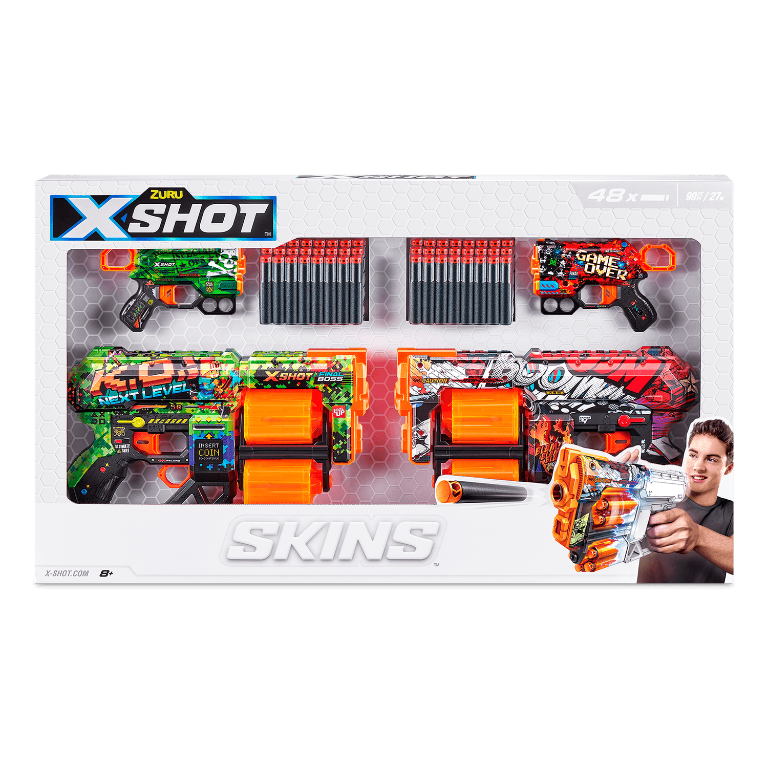 Xshot skins  4 pistole - SUN&SPORT, X-SHOT