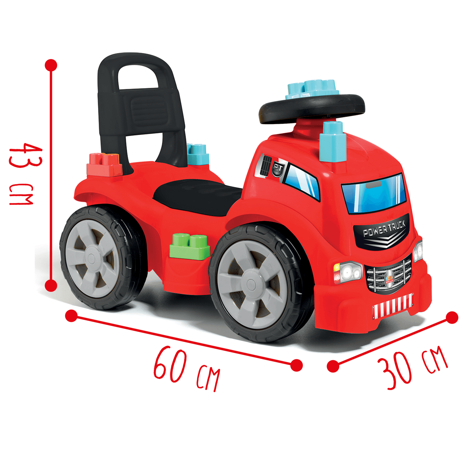 Camion cavalcabile 3 in 1 - BABY SMILE