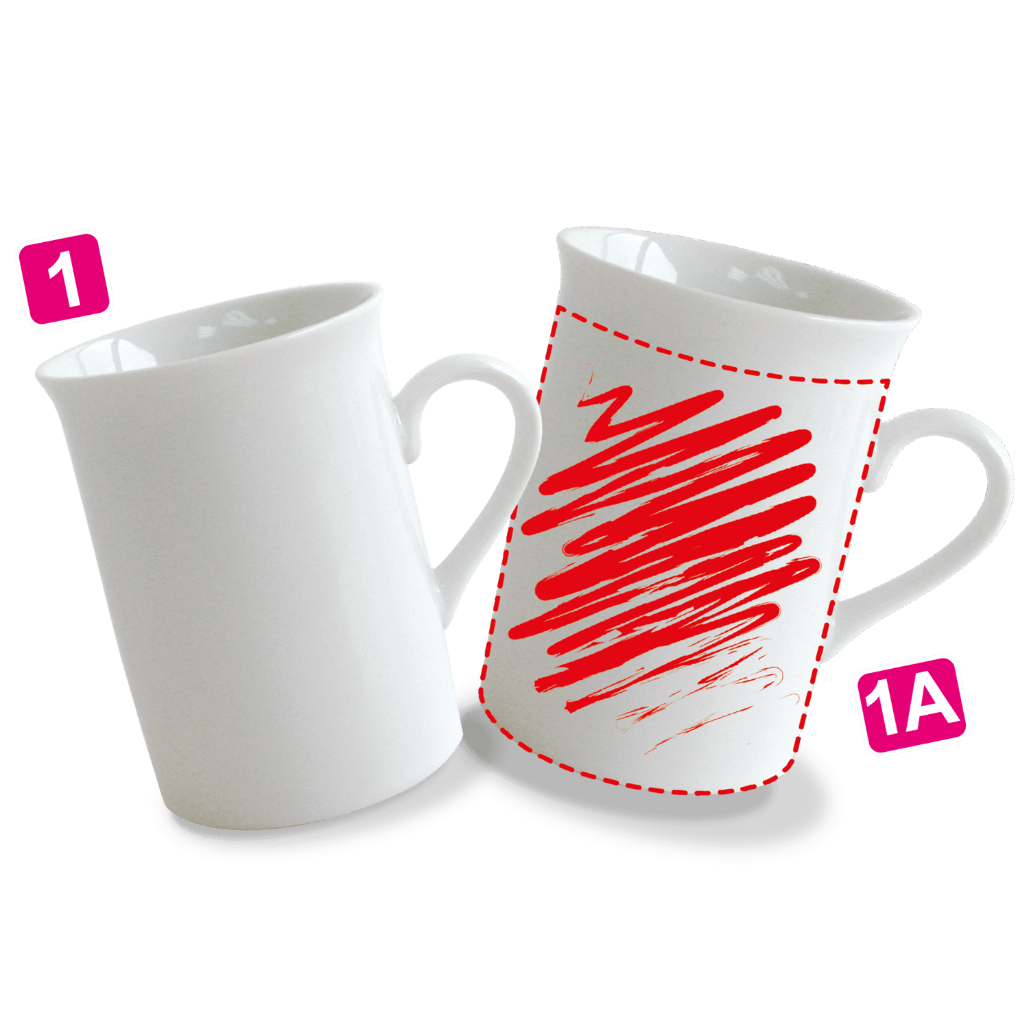 Decora le tazze - CREA MANIA