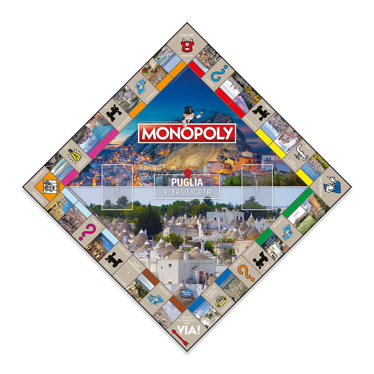 Monopoly - i borghi più belli d'italia - edizione puglia & basilicata - MONOPOLY