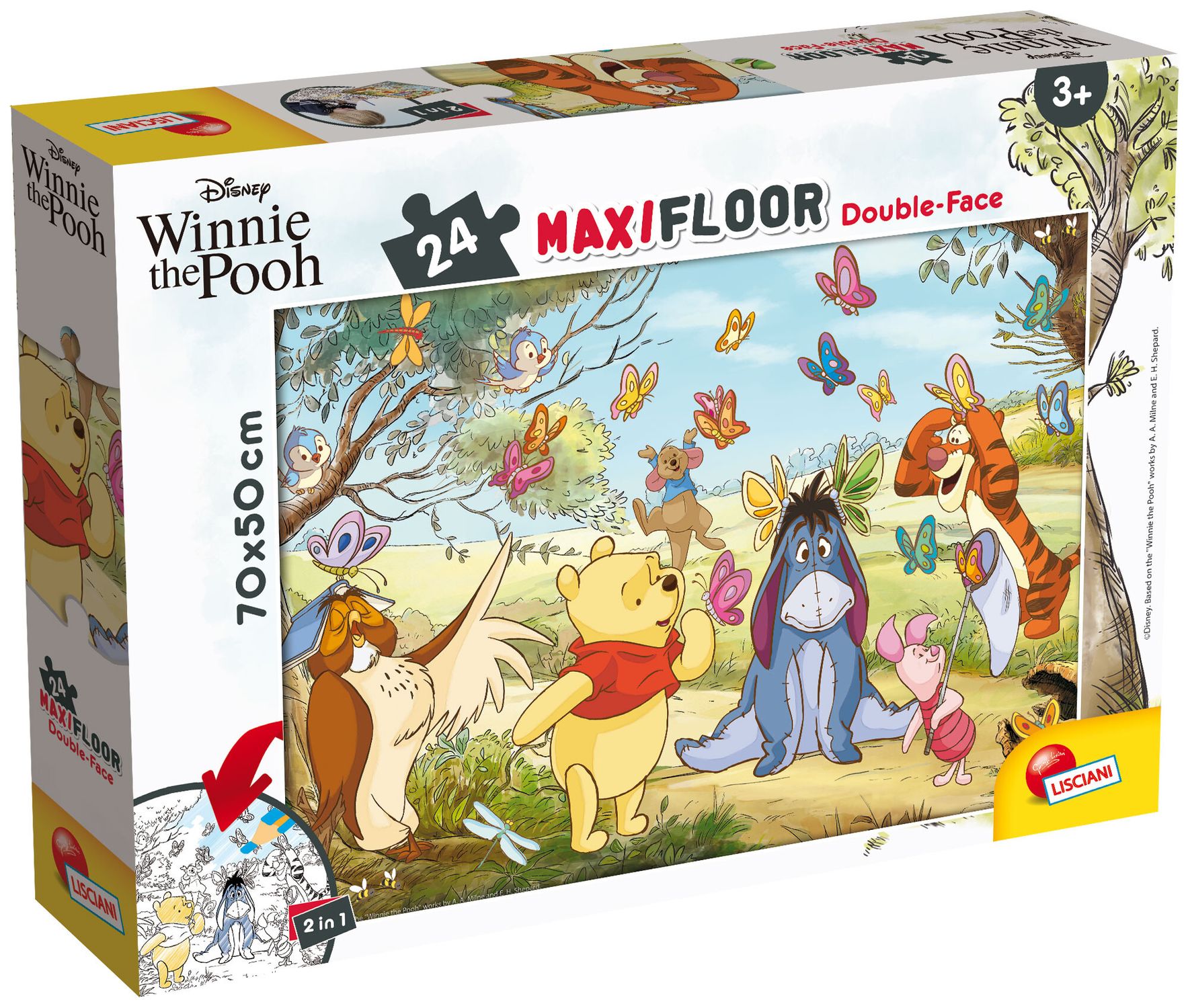 Disney puzzle df maxi floor 24 winnie the pooh     . - LISCIANI, Disney