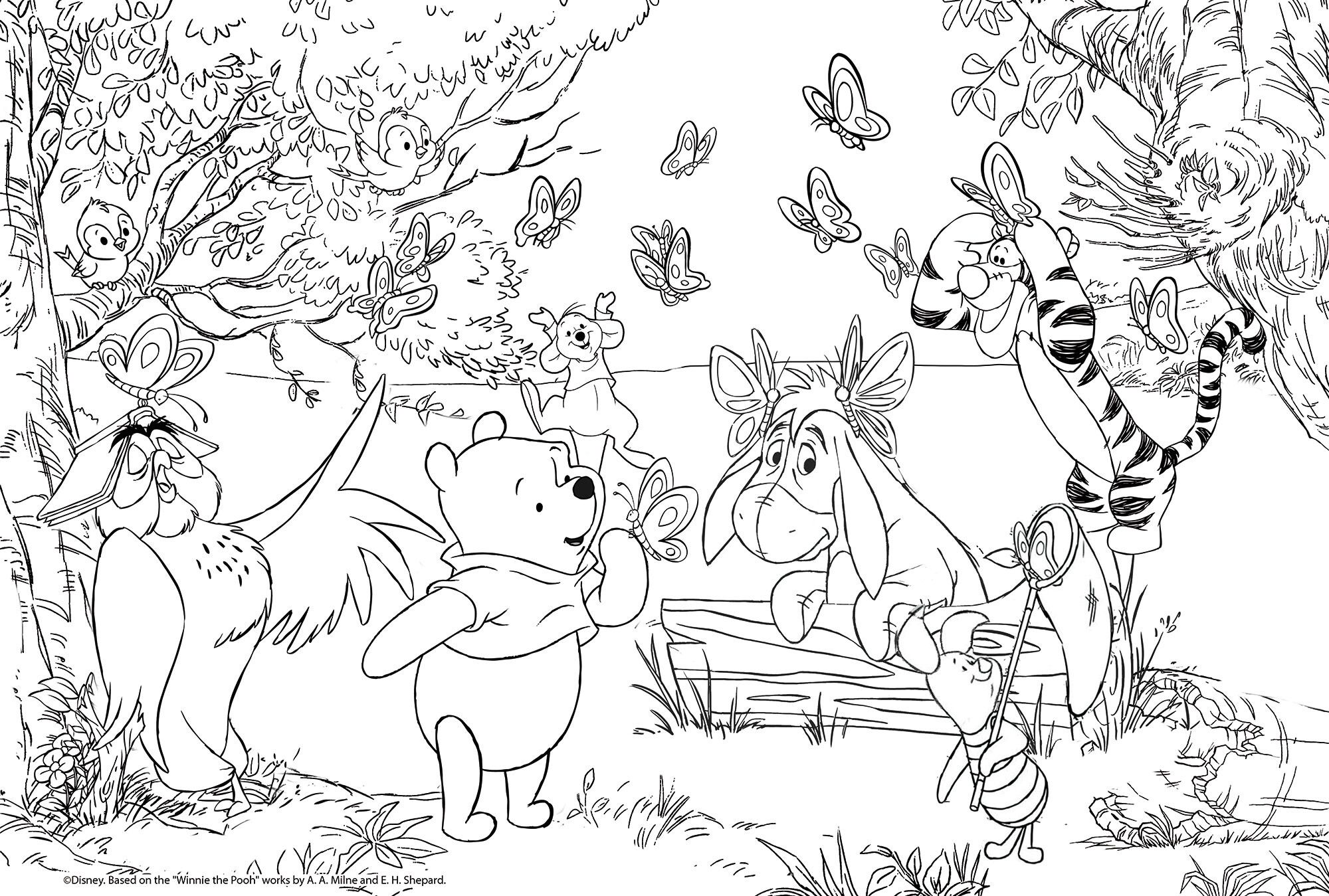 Disney puzzle df maxi floor 24 winnie the pooh     . - LISCIANI, Disney