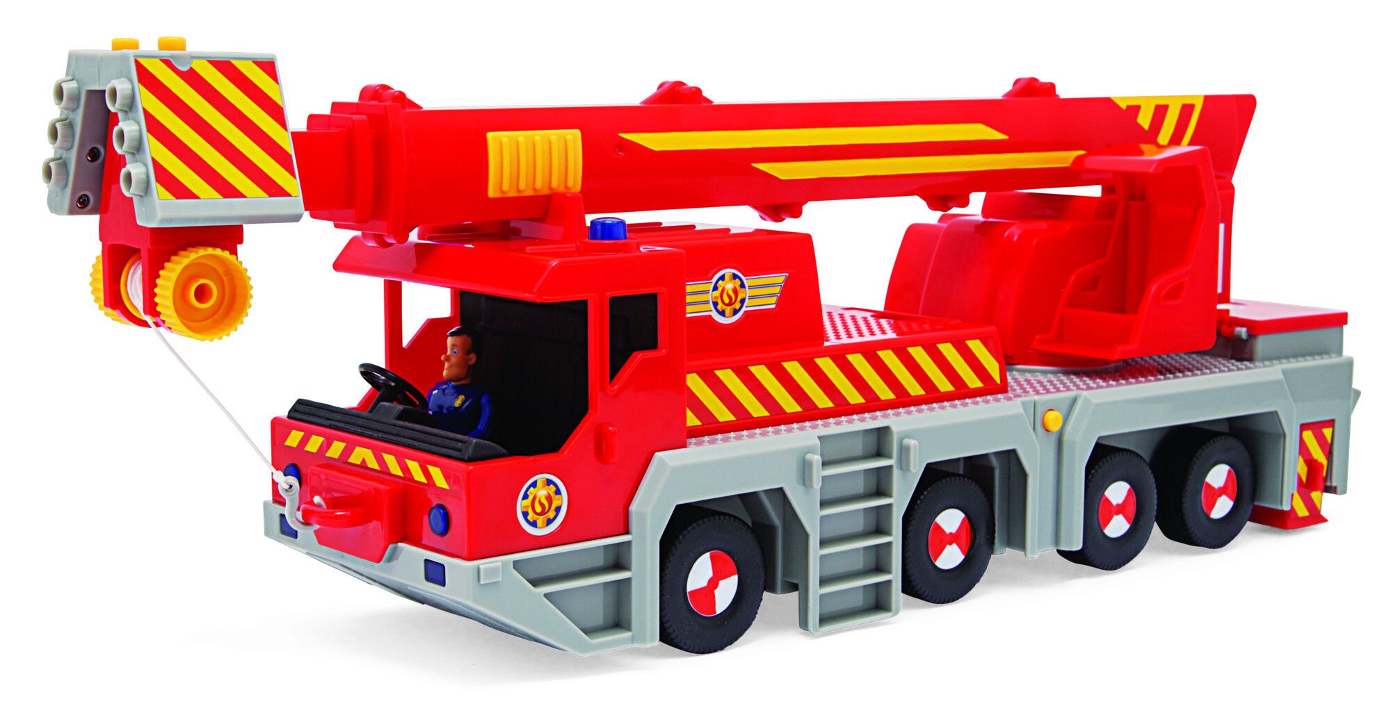 Veicolo di salvataggio di sam il pompiere: rescue crane 2-in -1 - SAM IL POMPIERE