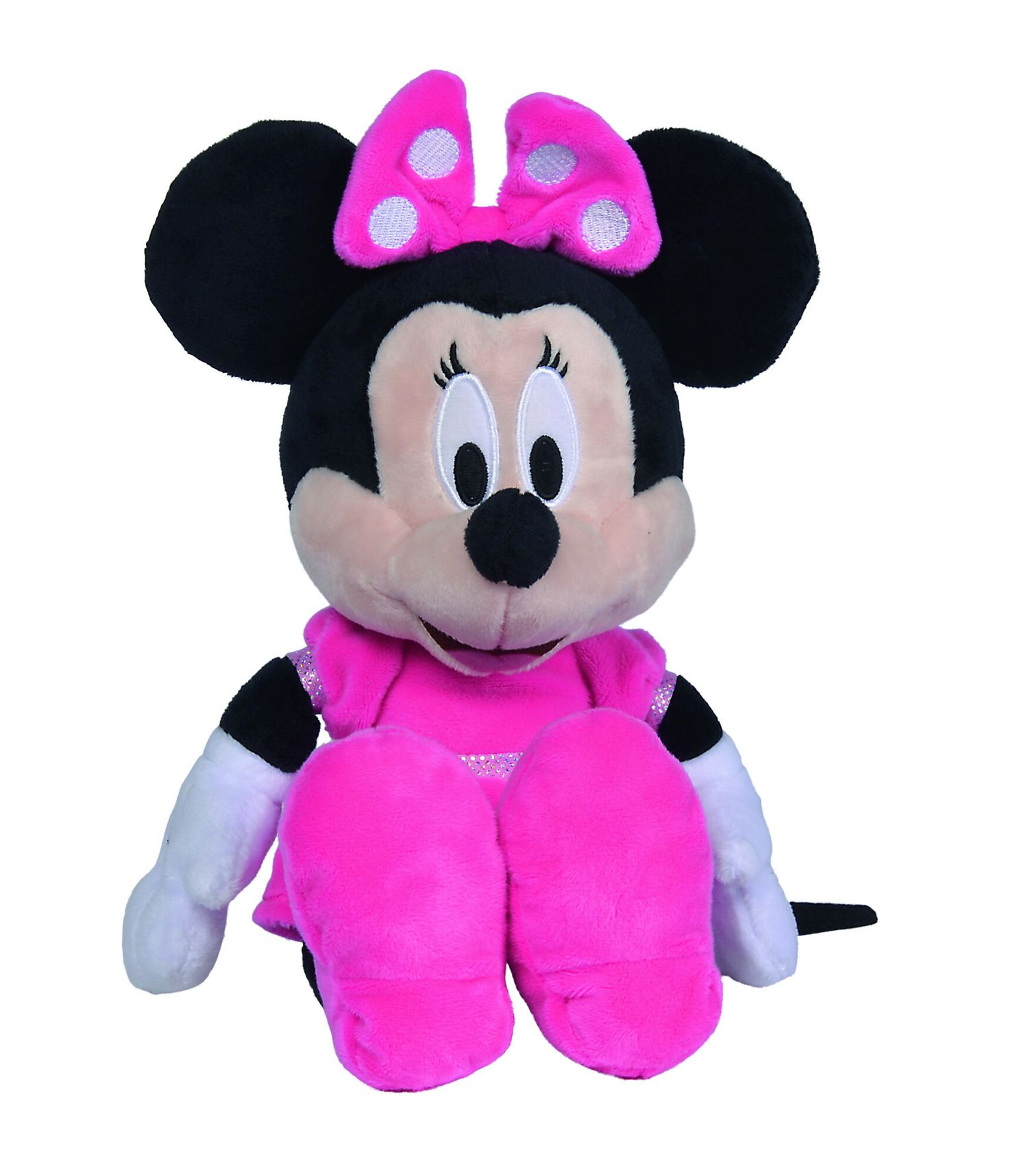 Simba - disney peluche minnie, cm 35, con abito fucsia, + 0 mesi - Disney, Minnie
