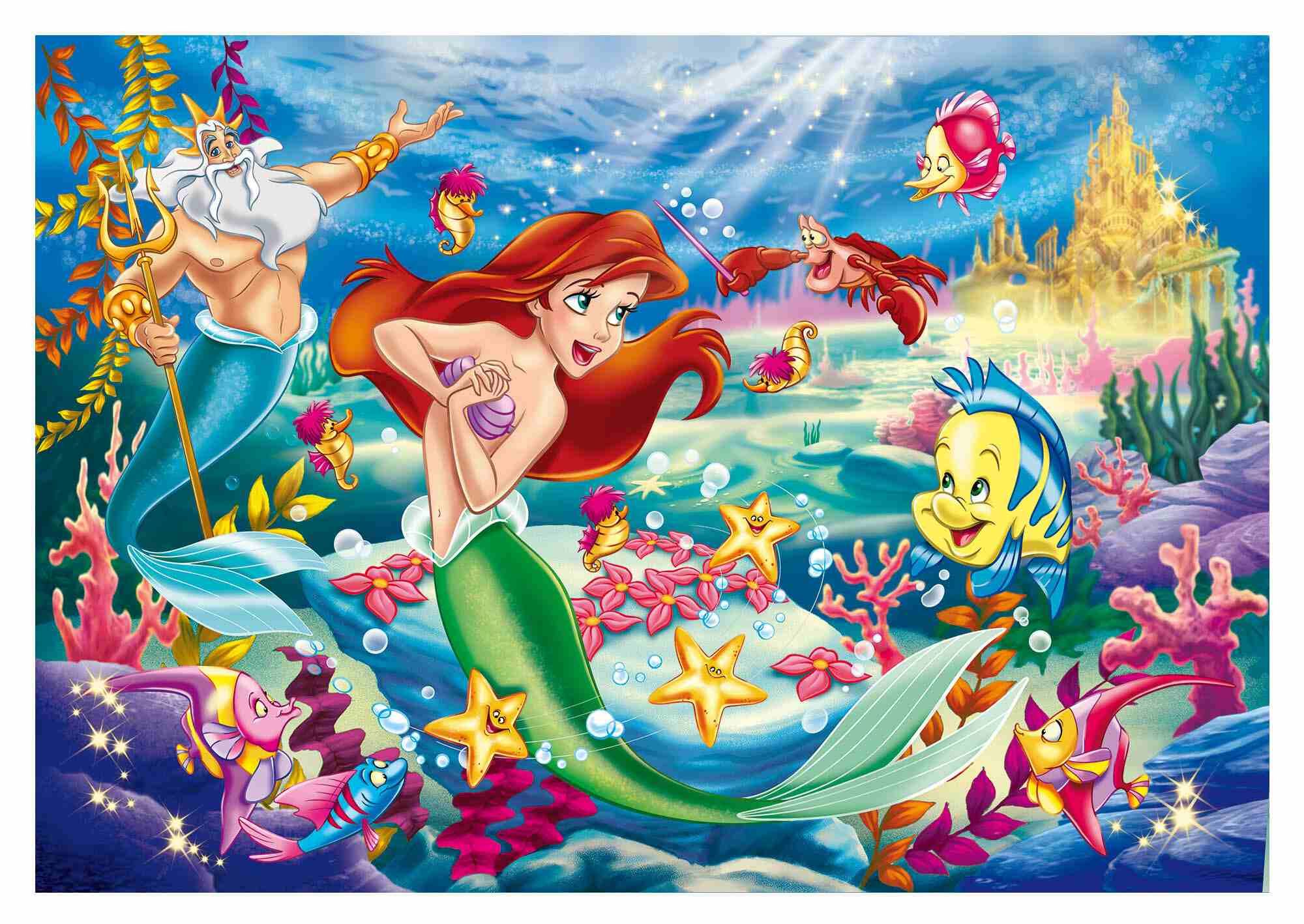 Disney puzzle df maxi floor 35 the little mermaid - DISNEY PRINCESS, LISCIANI, Disney