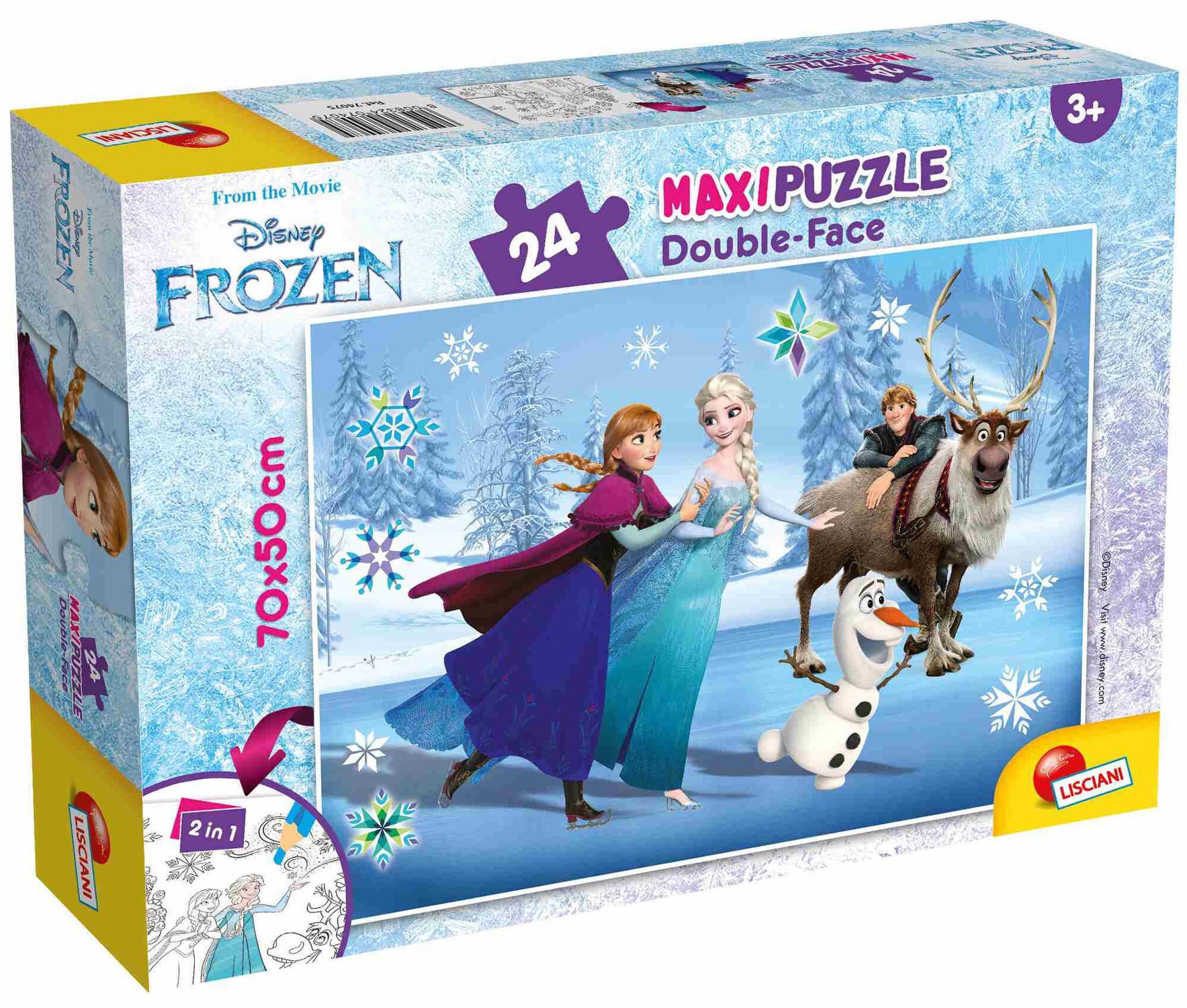Disney puzzle df maxi floor 24 frozen - DISNEY PRINCESS, LISCIANI, Disney, Frozen