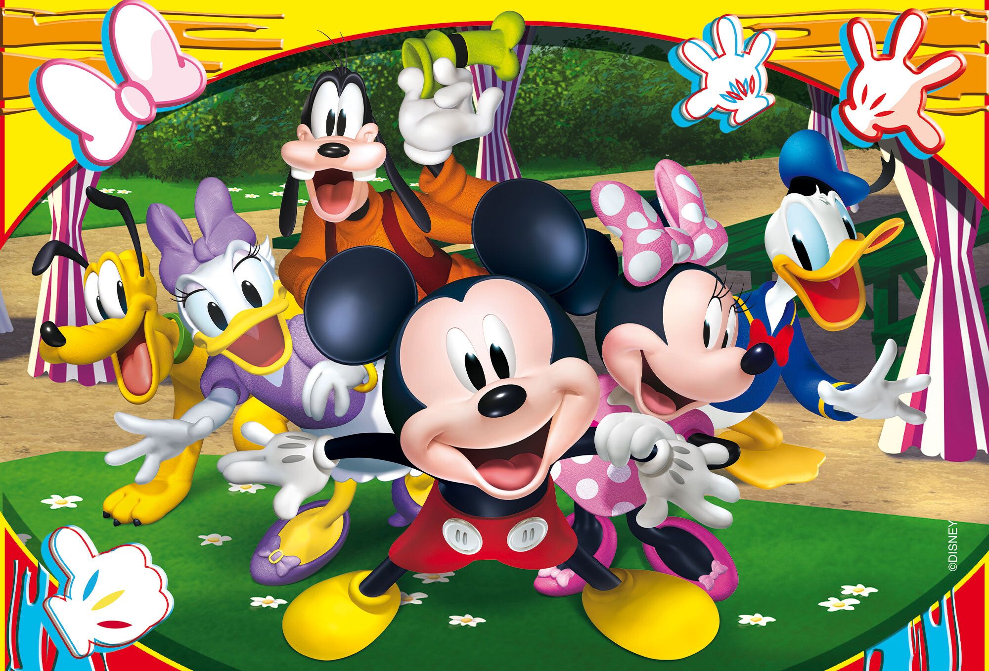 Disney puzzle maxifloor 4 x 48 mickey - LISCIANI, Disney