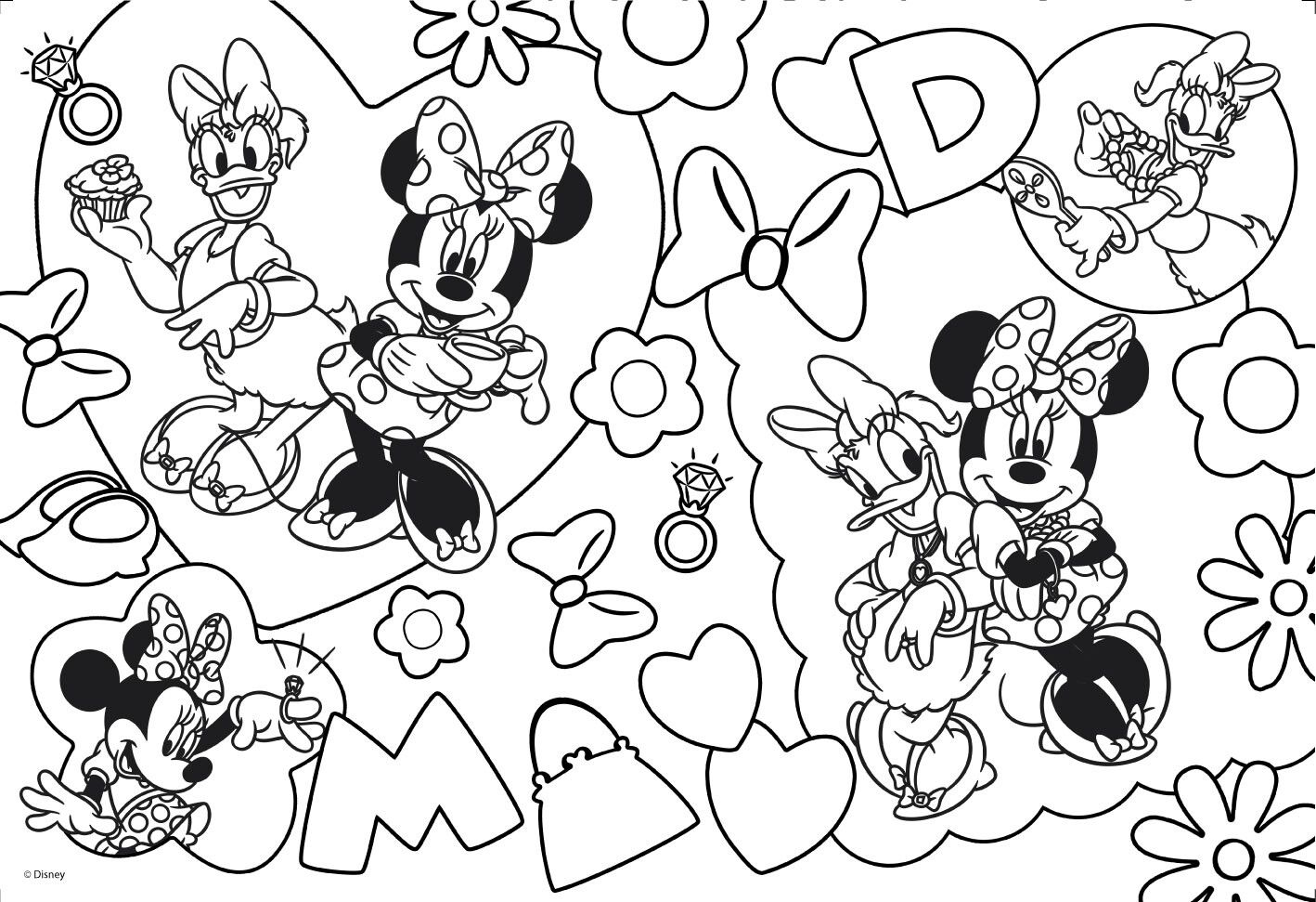 Disney puzzle maxifloor 2 x 24 minnie                                  . - LISCIANI, Disney, Minnie