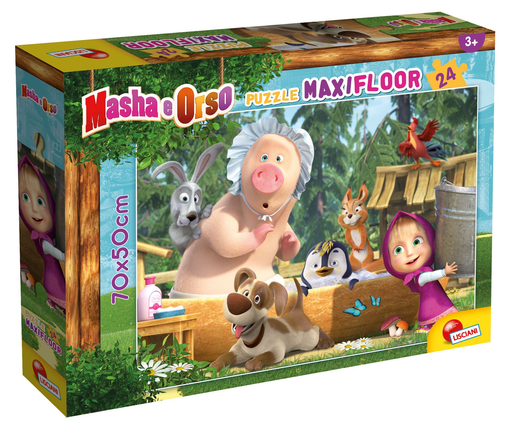 Masha puzzle maxifloor 24 - una buona giornata!                                                                                                                   . - LISCIANI