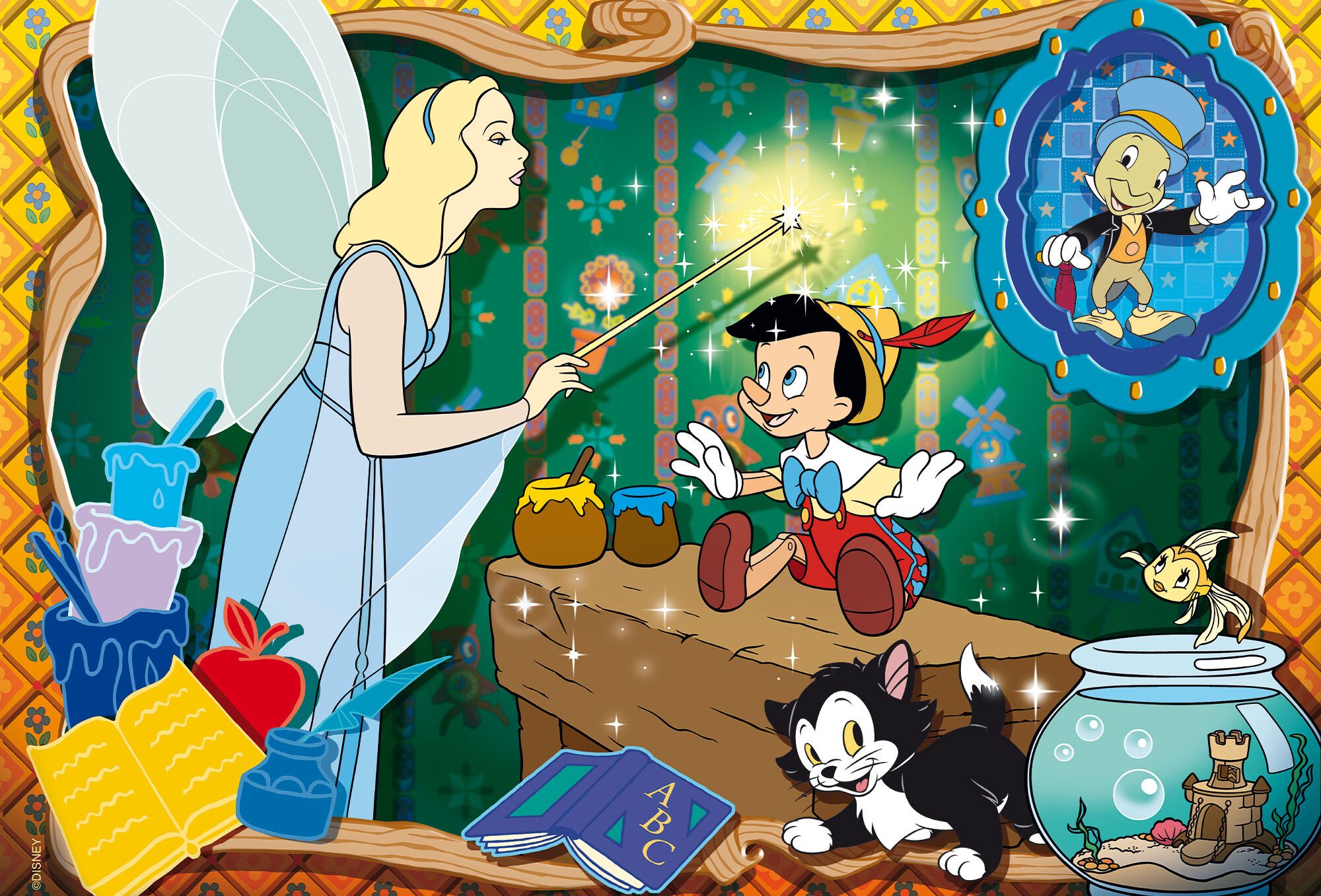 Disney puzzle df maxi floor 24 disney classics - pinocchio                                                                                                                            . - LISCIANI, Disney