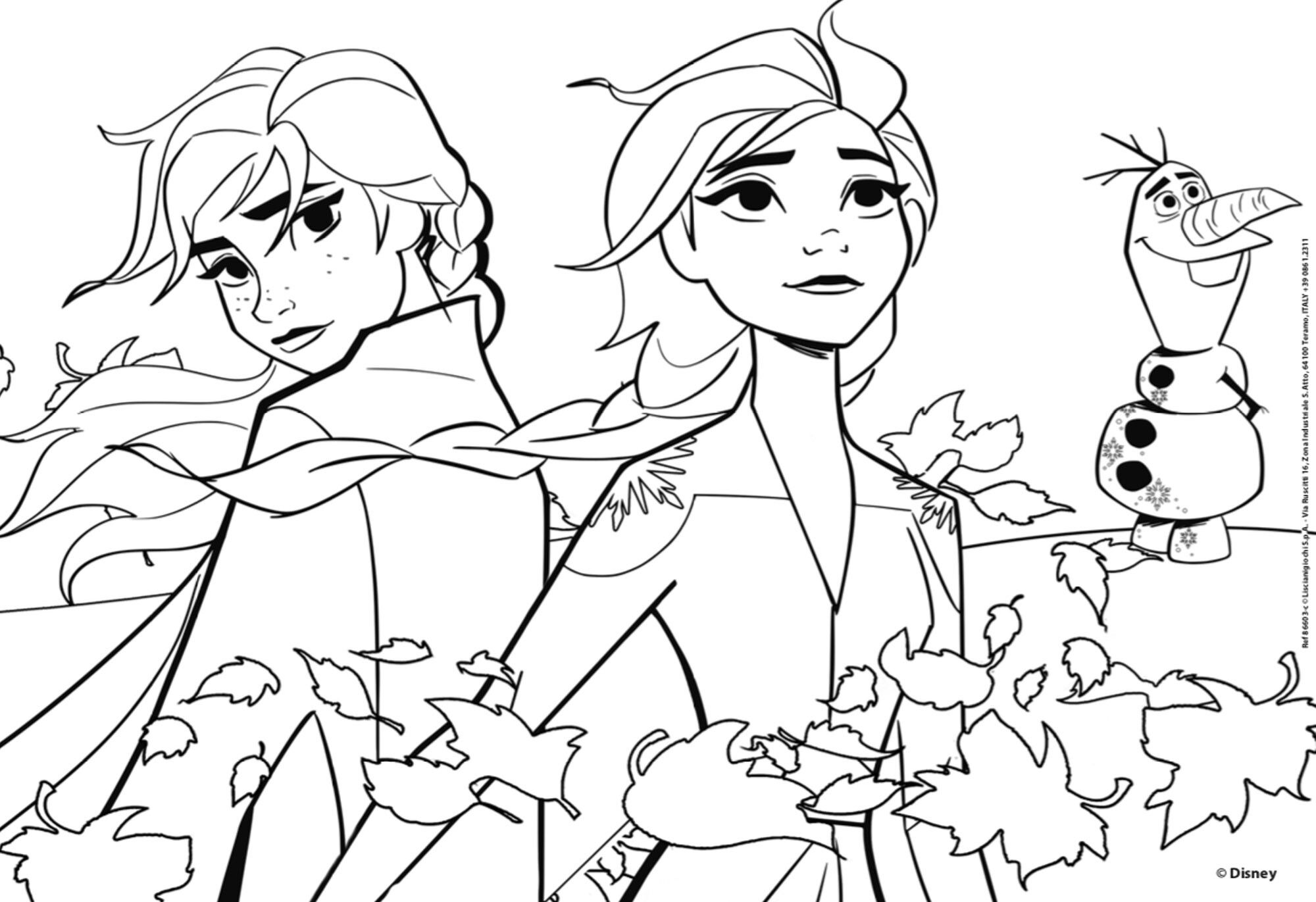 Disney puzzle maxifloor 4 x 48 frozen 2 - DISNEY PRINCESS, LISCIANI, Disney