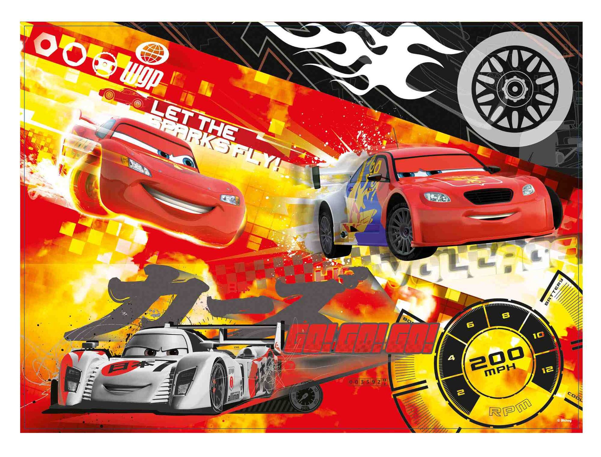 Disney puzzle df maxi floor 60 cars - LISCIANI, Cars, Disney