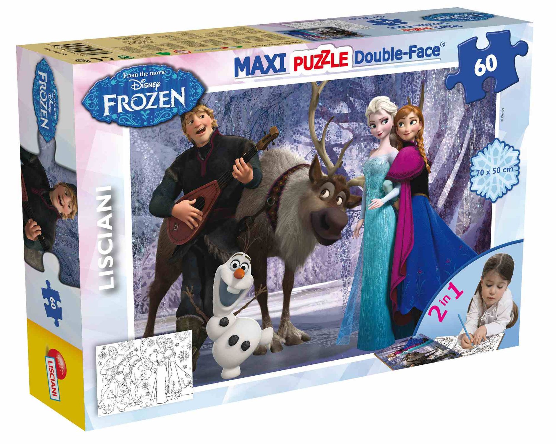 Disney puzzle df maxi floor 60 frozen music and fun - DISNEY PRINCESS, LISCIANI, Disney, Frozen