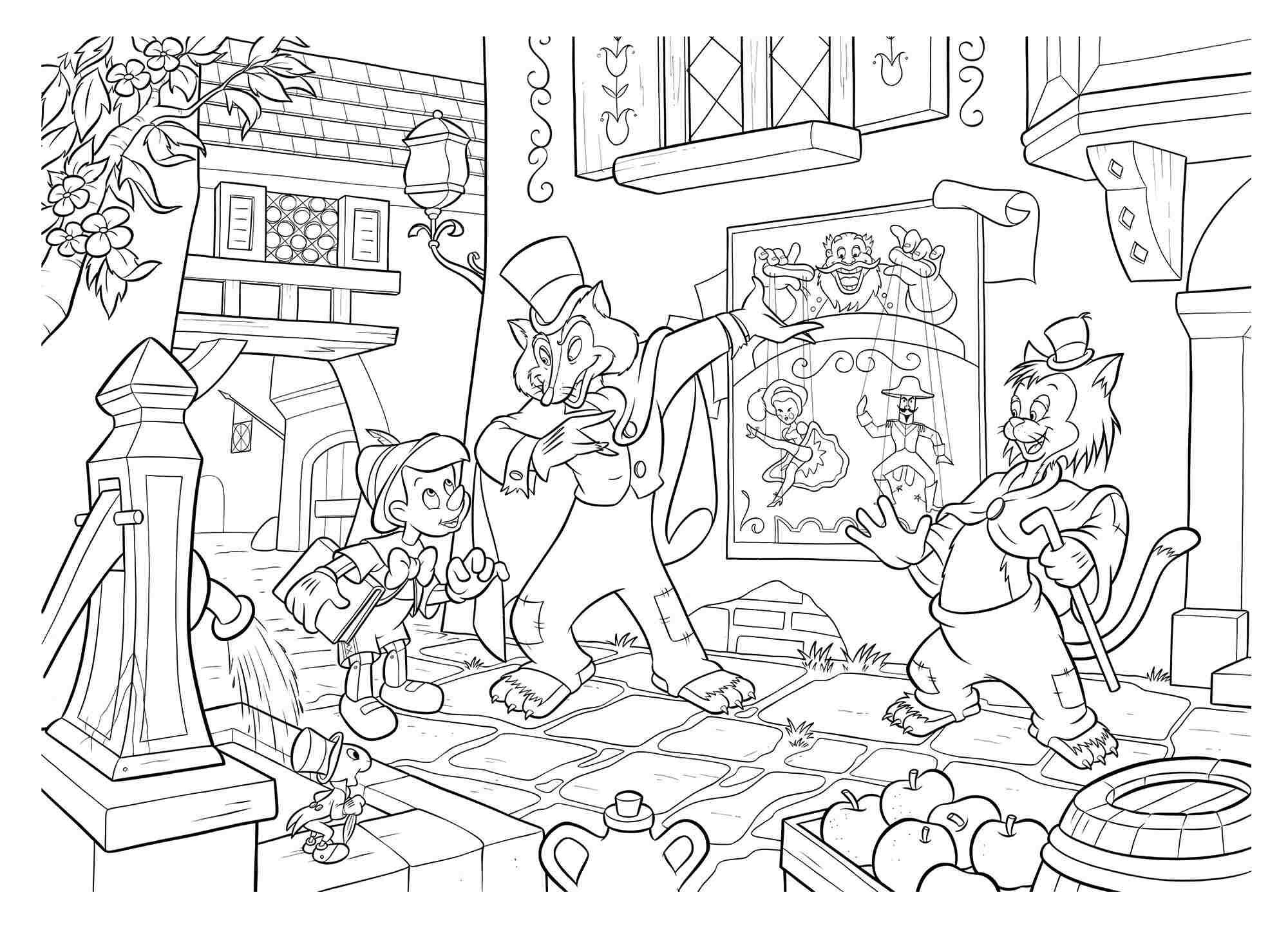 Disney puzzle df maxi floor 35 pinocchio - LISCIANI