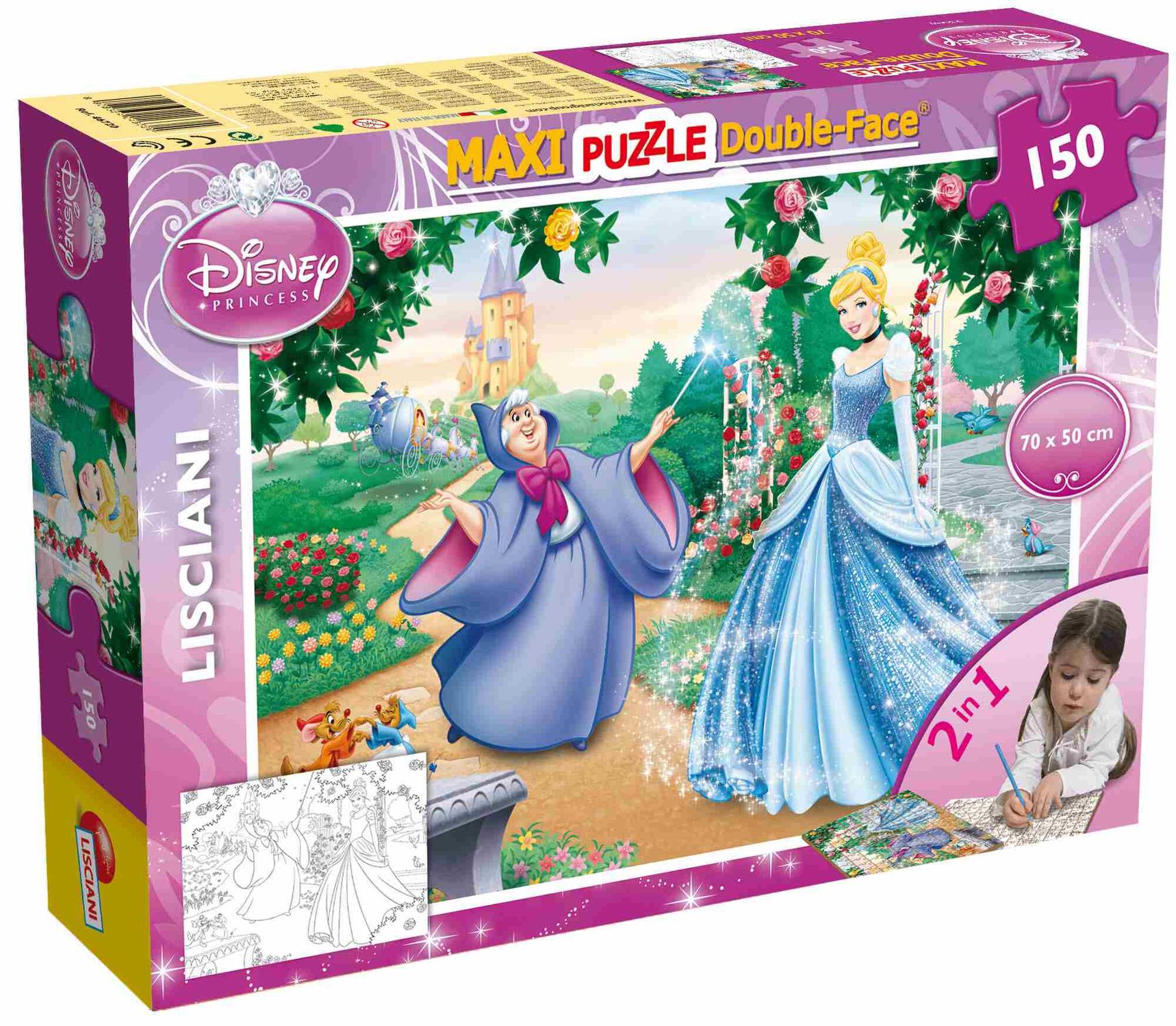 Disney puzzle df maxi floor 150 cinderella - DISNEY PRINCESS, LISCIANI, Disney
