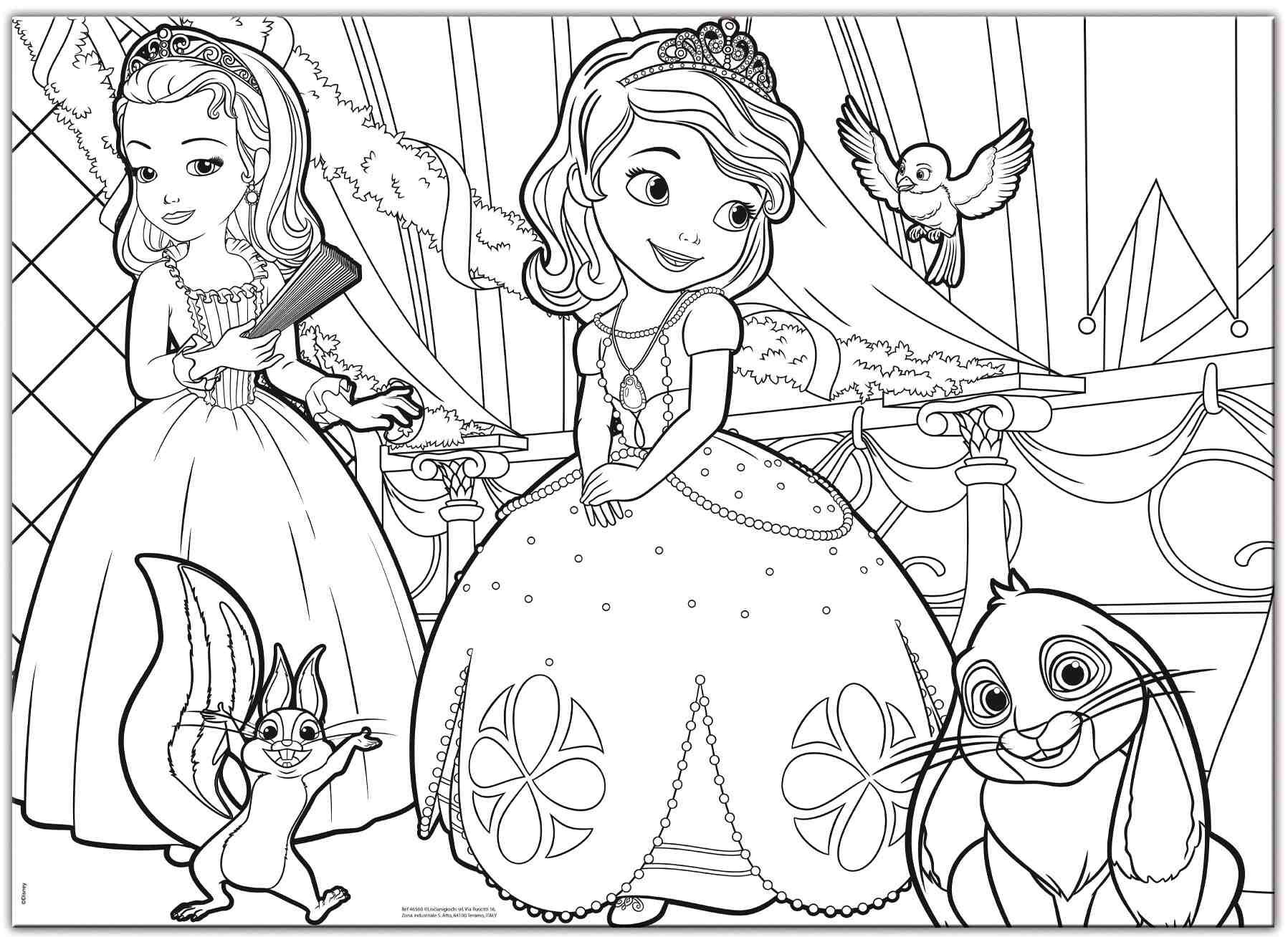 Disney puzzle df maxi floor 60 sofia - DISNEY PRINCESS, LISCIANI, Disney