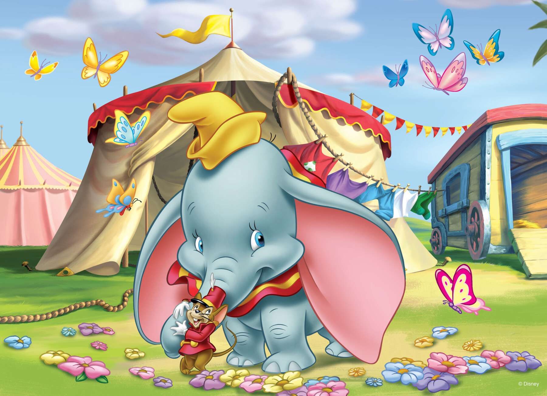 Disney puzzle df maxi floor 35 dumbo - LISCIANI