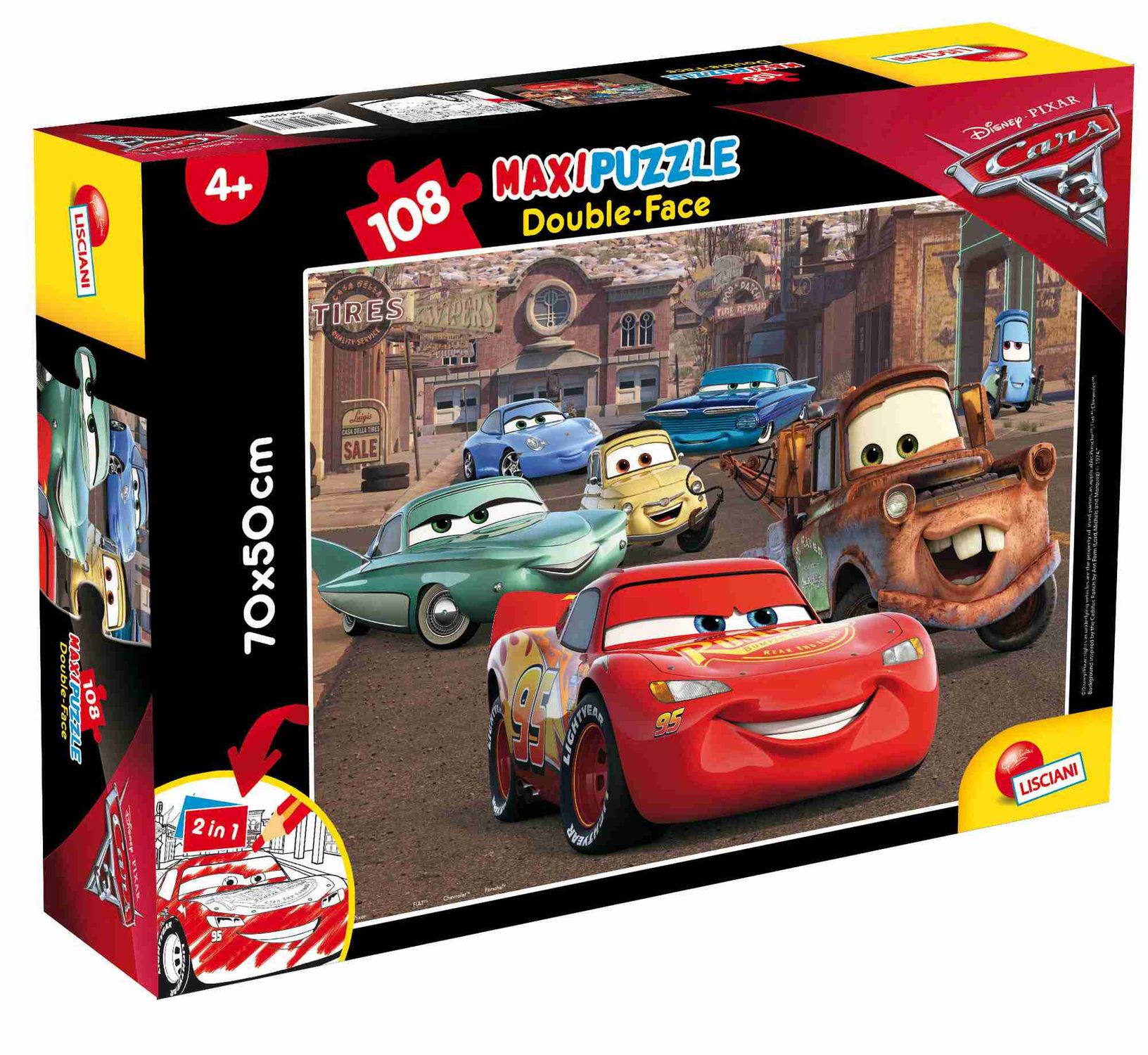 Disney puzzle df maxi floor 108 cars 3 racer - LISCIANI, Cars, Disney