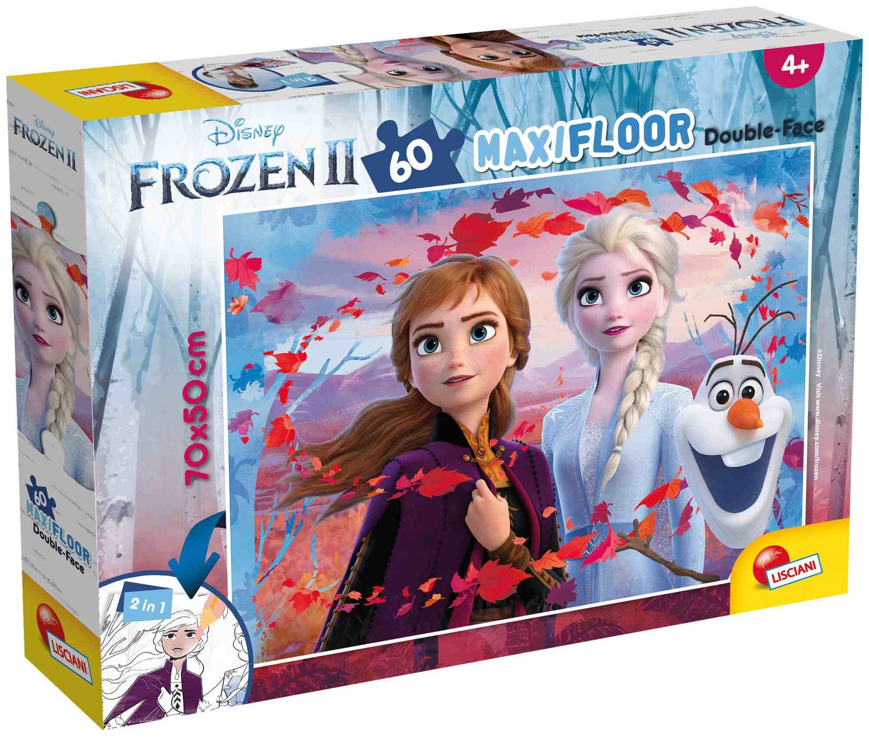 Disney puzzle df maxi floor 60 frozen 2 - DISNEY PRINCESS, LISCIANI, Disney, Frozen