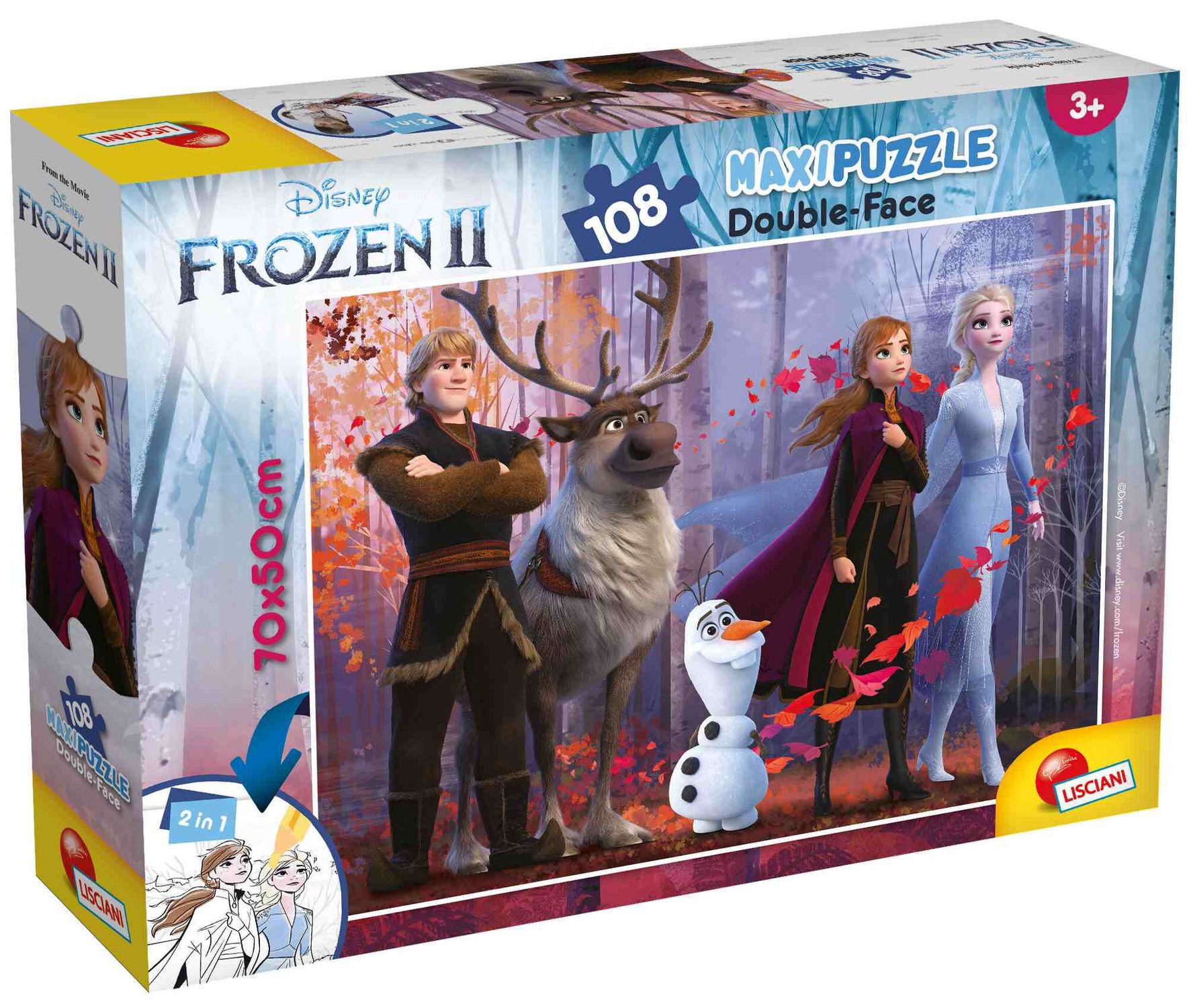 Disney puzzle df maxi floor 108 frozen 2 - DISNEY PRINCESS, LISCIANI, Disney, Frozen