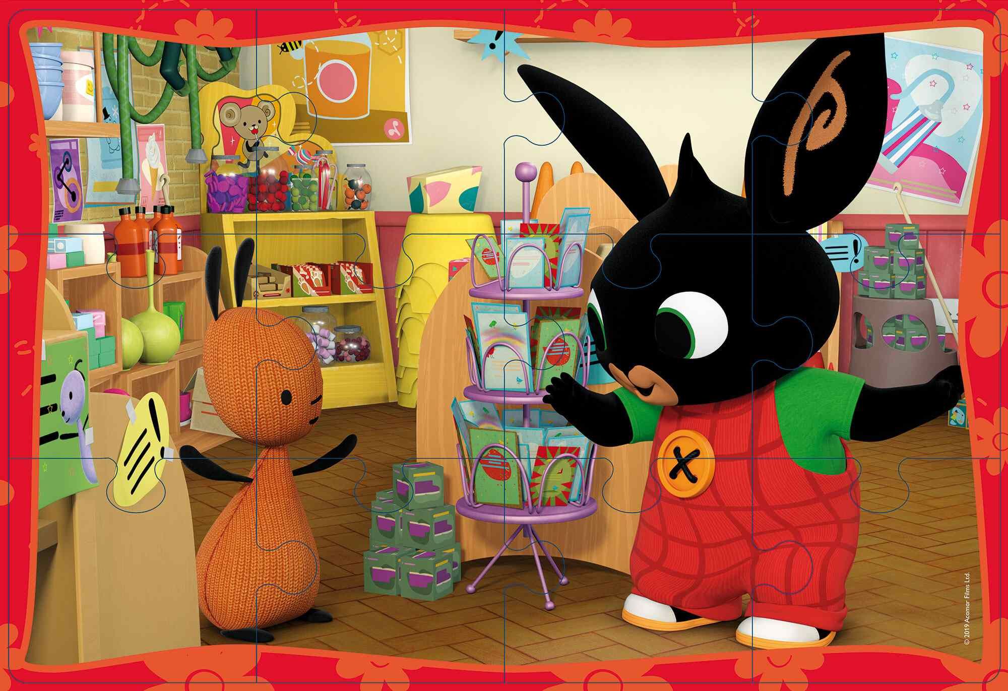 Puzzle supermaxi 12+12  bing - a scuola! - LISCIANI