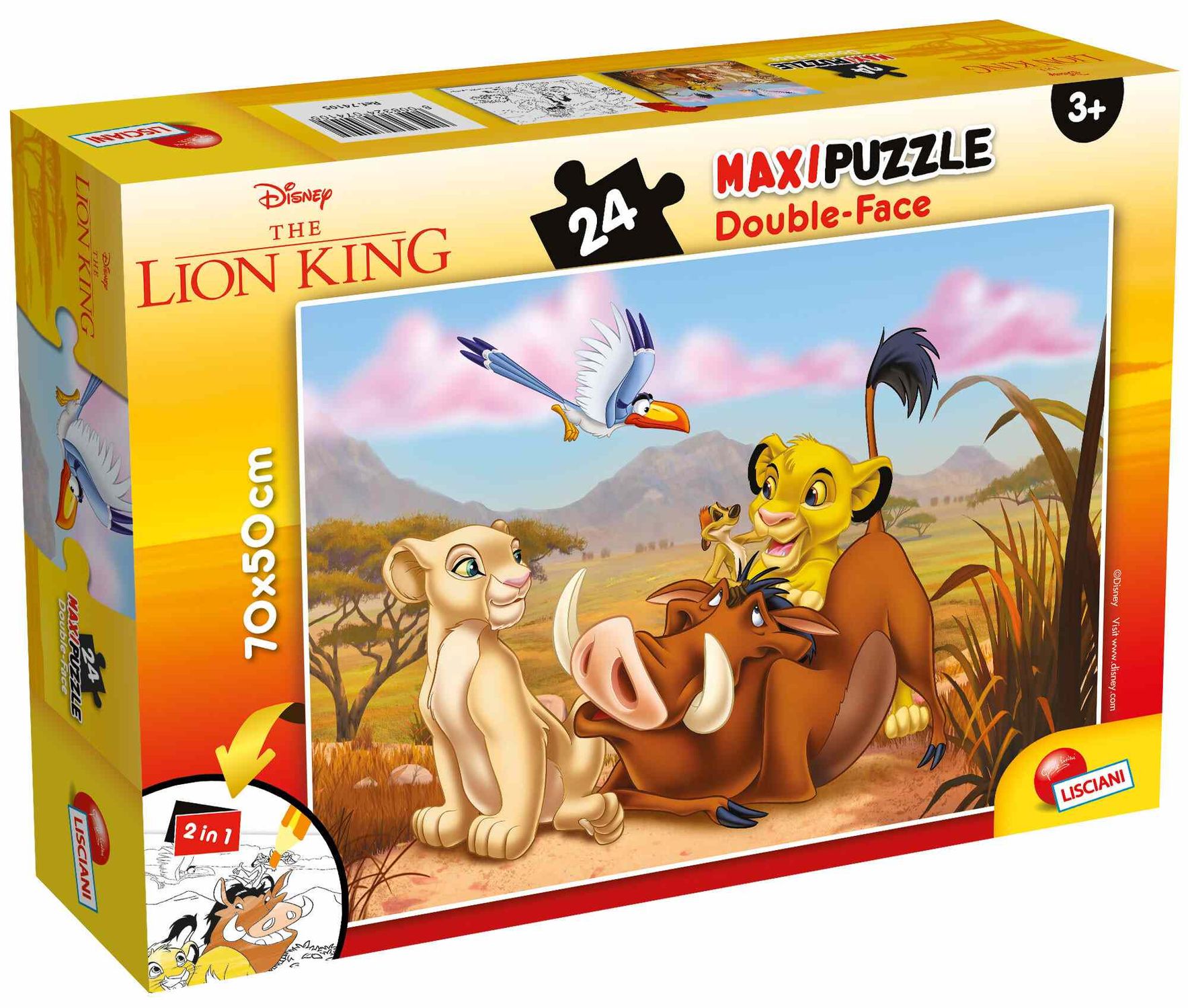 Disney puzzle df maxi floor 24 lion king - LISCIANI, Disney