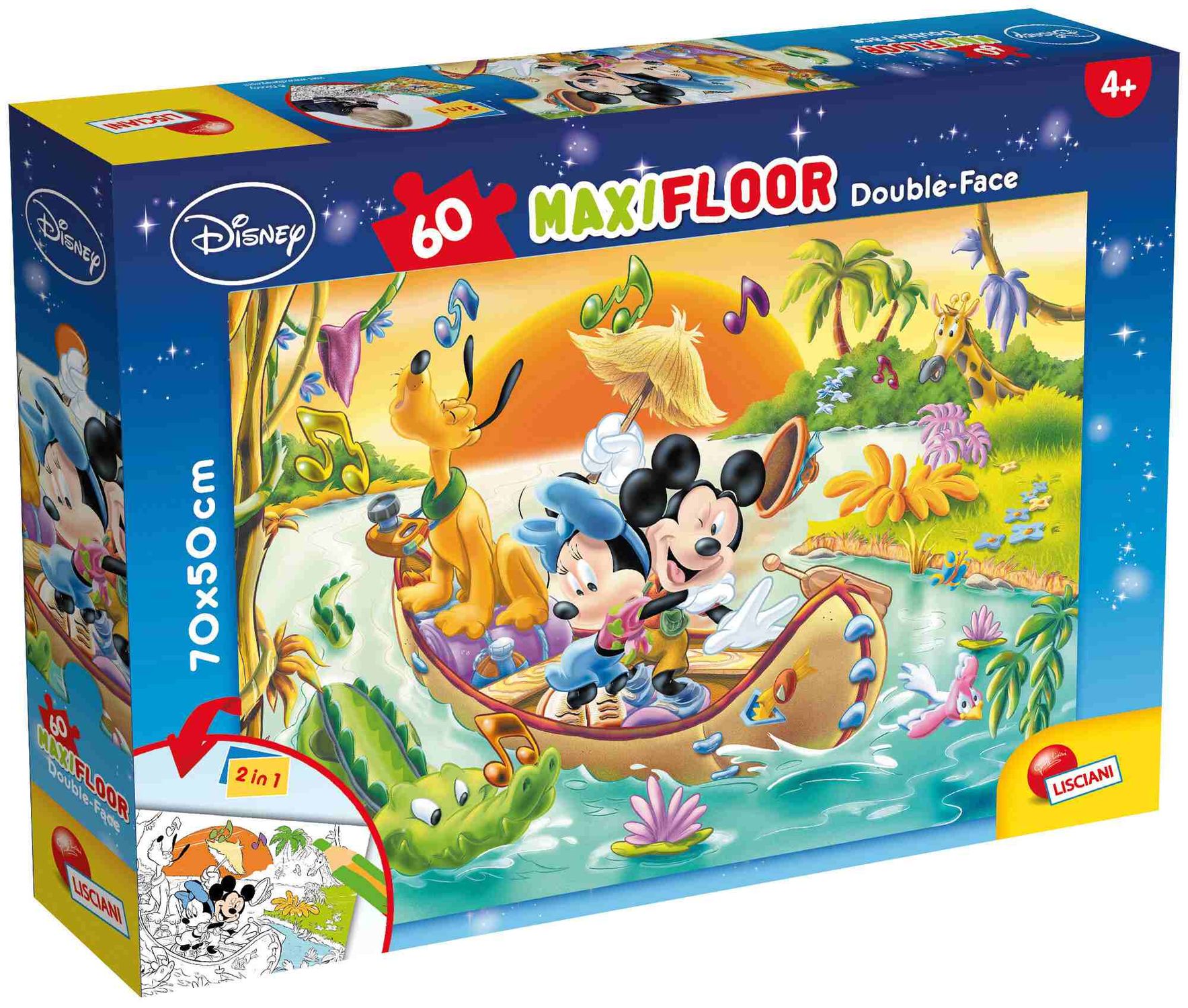 Disney puzzle df maxi floor 60 mickey - LISCIANI, Disney, Mickey Mouse