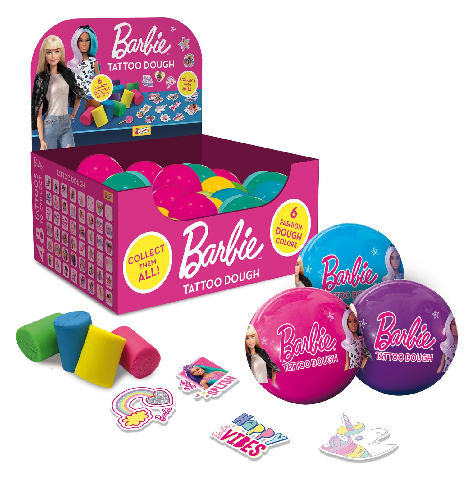 Barbie tattoo dough - LISCIANI, Barbie
