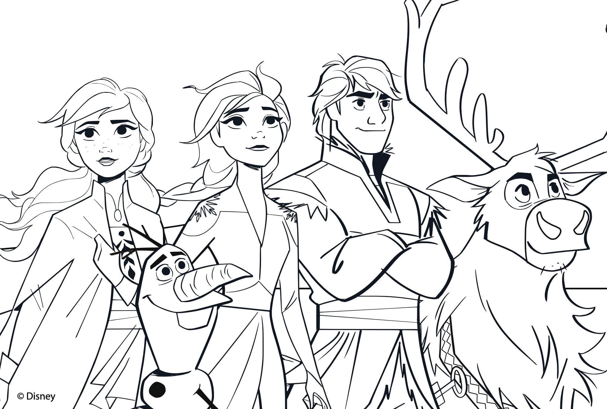 Disney puzzle maxifloor 2 x 24 frozen - DISNEY PRINCESS, LISCIANI, Disney, Frozen