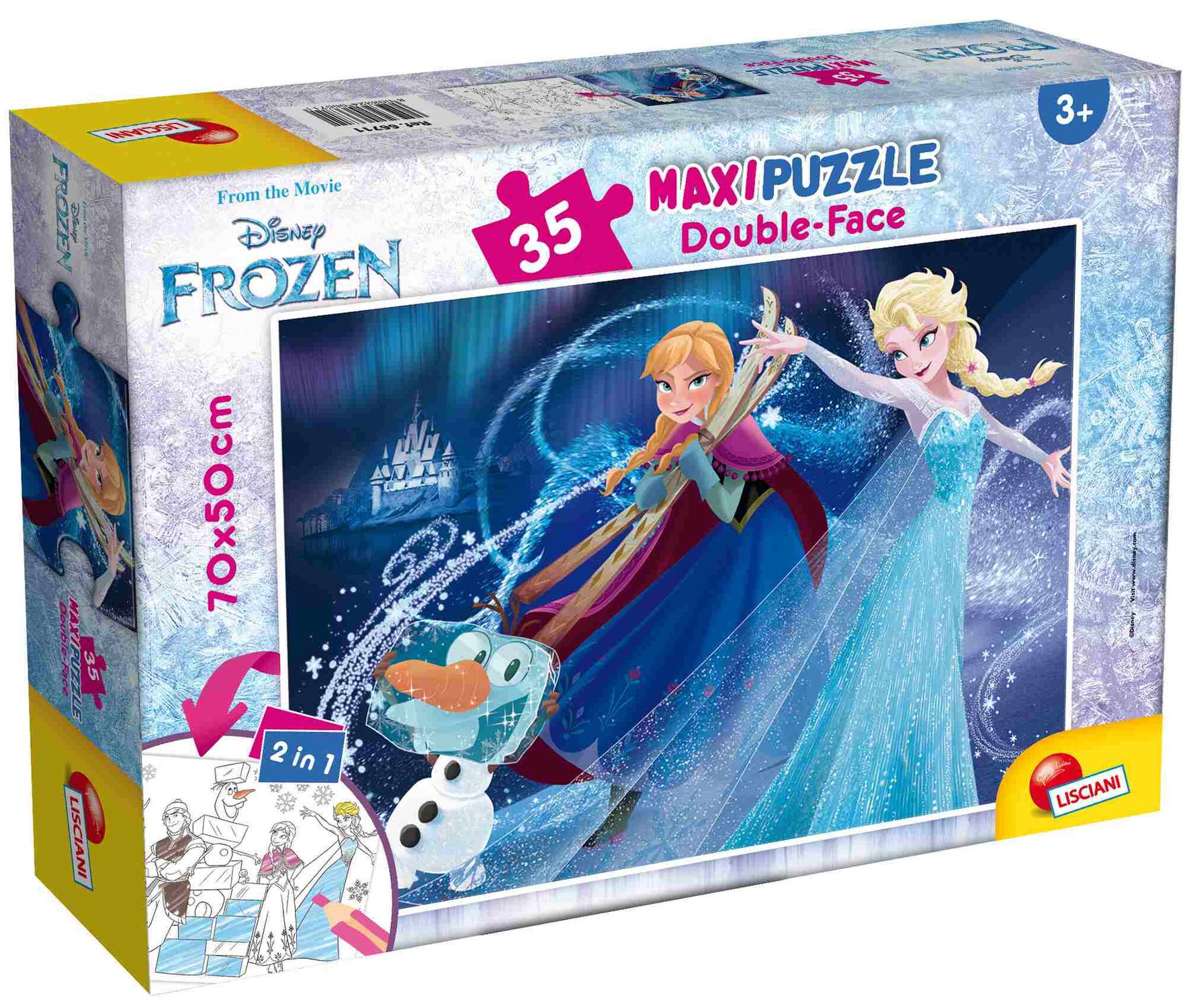 Disney puzzle df maxi floor 35 frozen - DISNEY PRINCESS, LISCIANI, Disney, Frozen