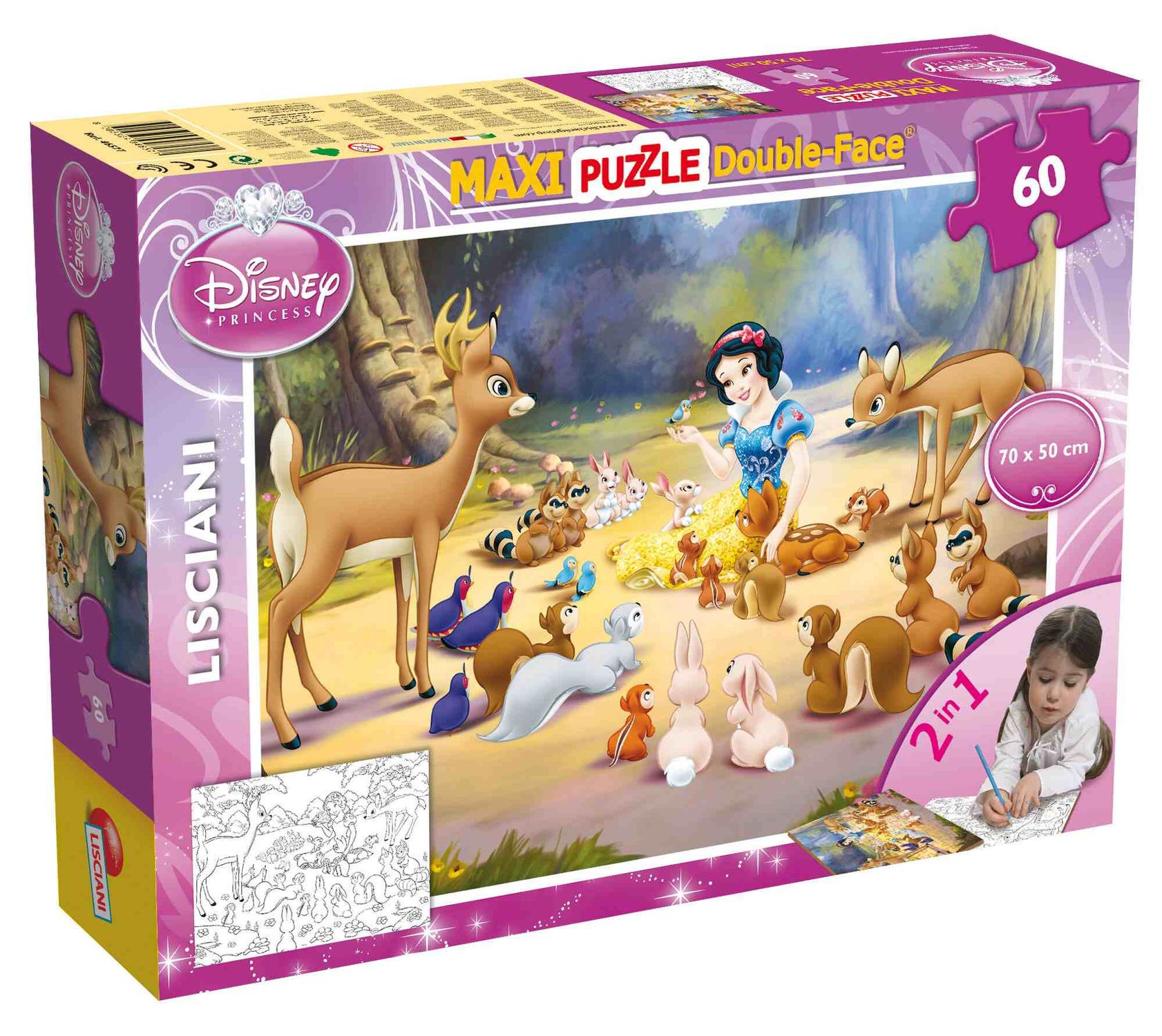 Disney puzzle df maxi floor 60 snow white - DISNEY PRINCESS, LISCIANI, Disney