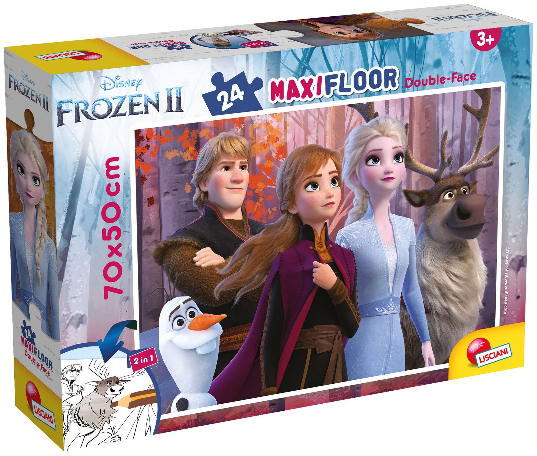 Disney puzzle df maxi floor 24 frozen 2 - DISNEY PRINCESS, LISCIANI, Disney, Frozen
