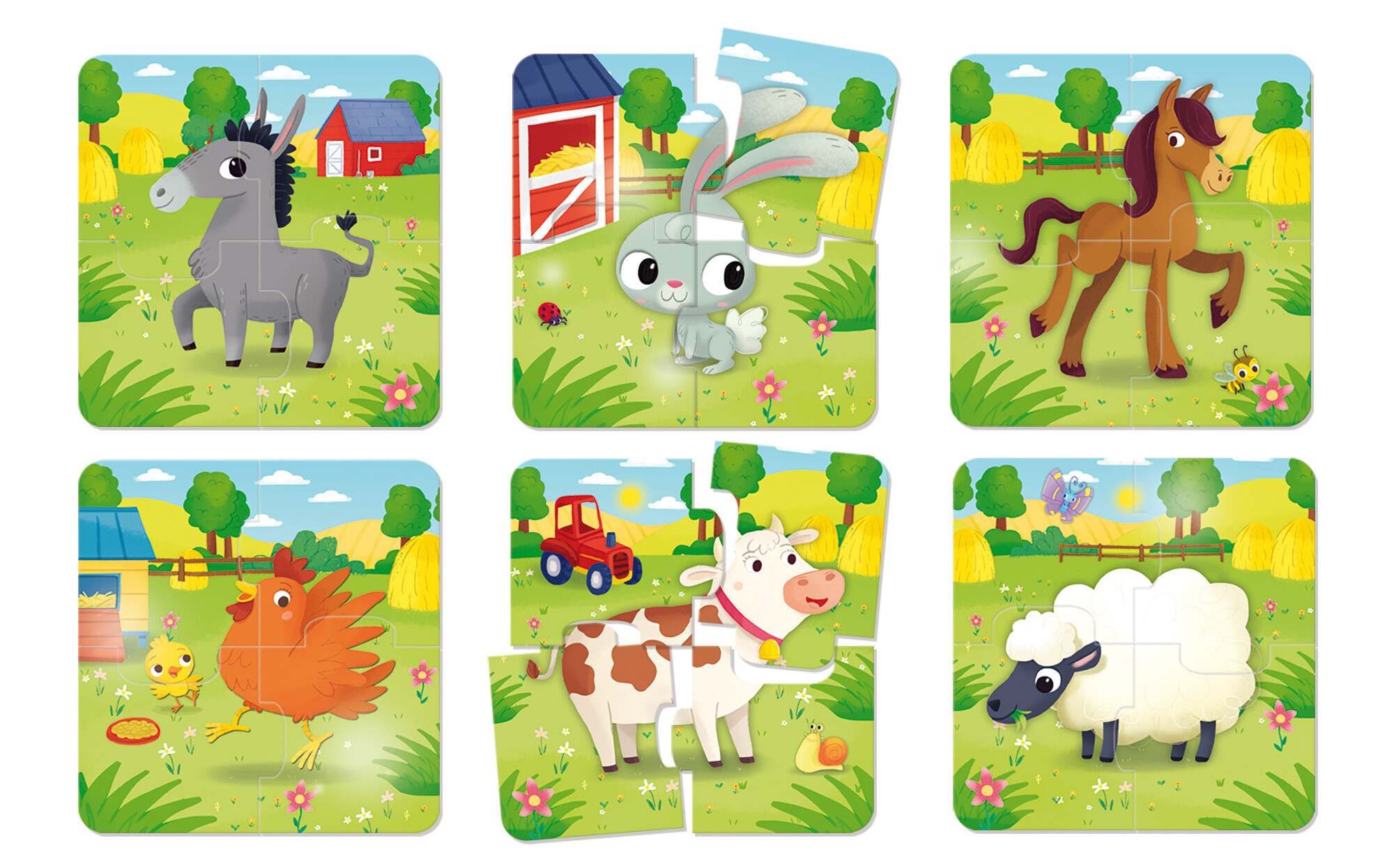 Carotina baby puzzle la fattoria - LISCIANI