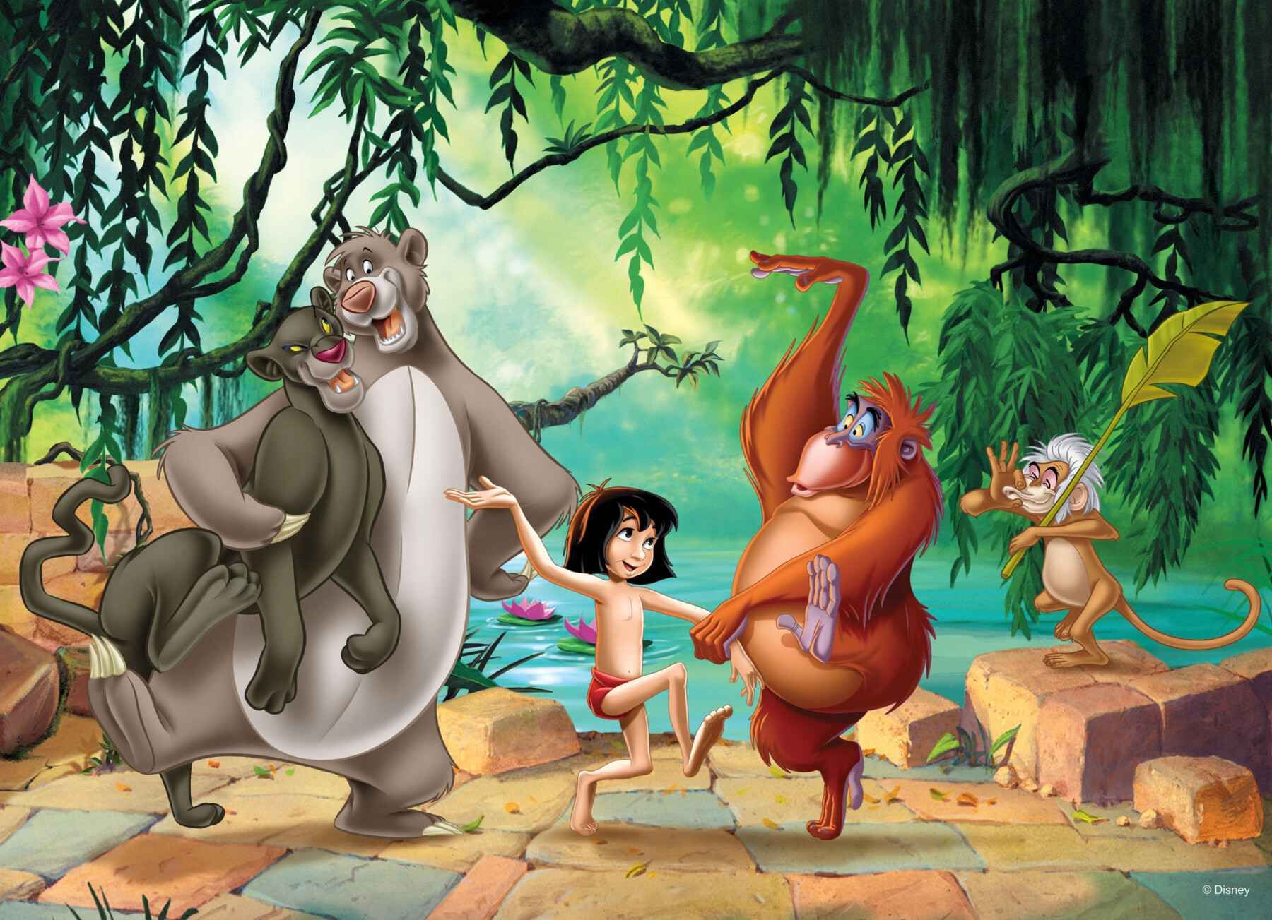 Disney puzzle df maxi floor 35 jungle book - LISCIANI, Disney