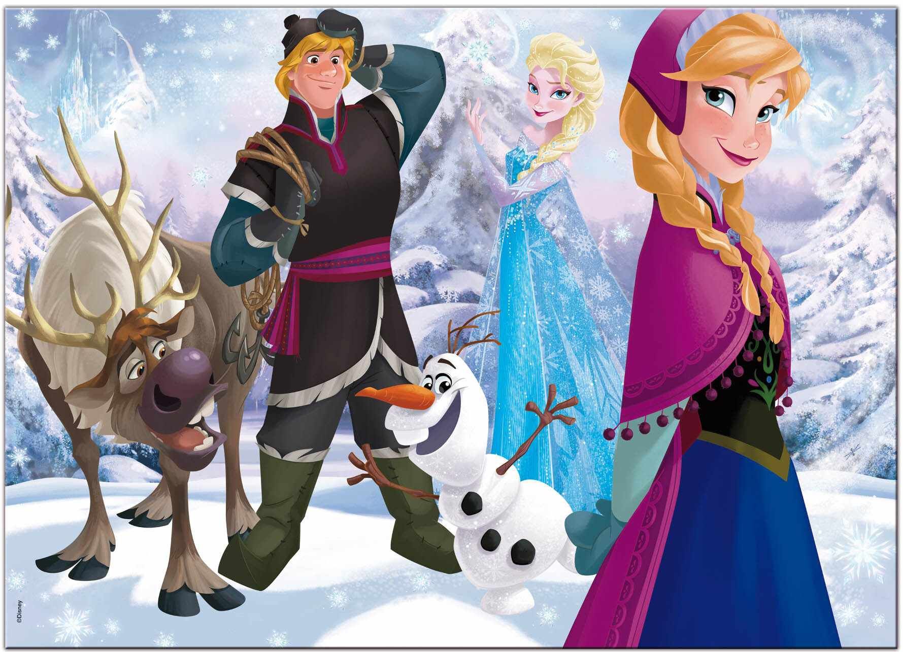 Disney puzzle df maxi floor 35 frozen playing on the ice - DISNEY PRINCESS, LISCIANI, Disney, Frozen
