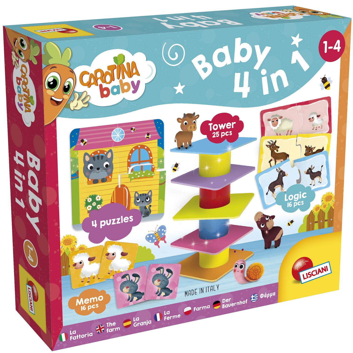 Carotina baby 4 in 1 - LISCIANI