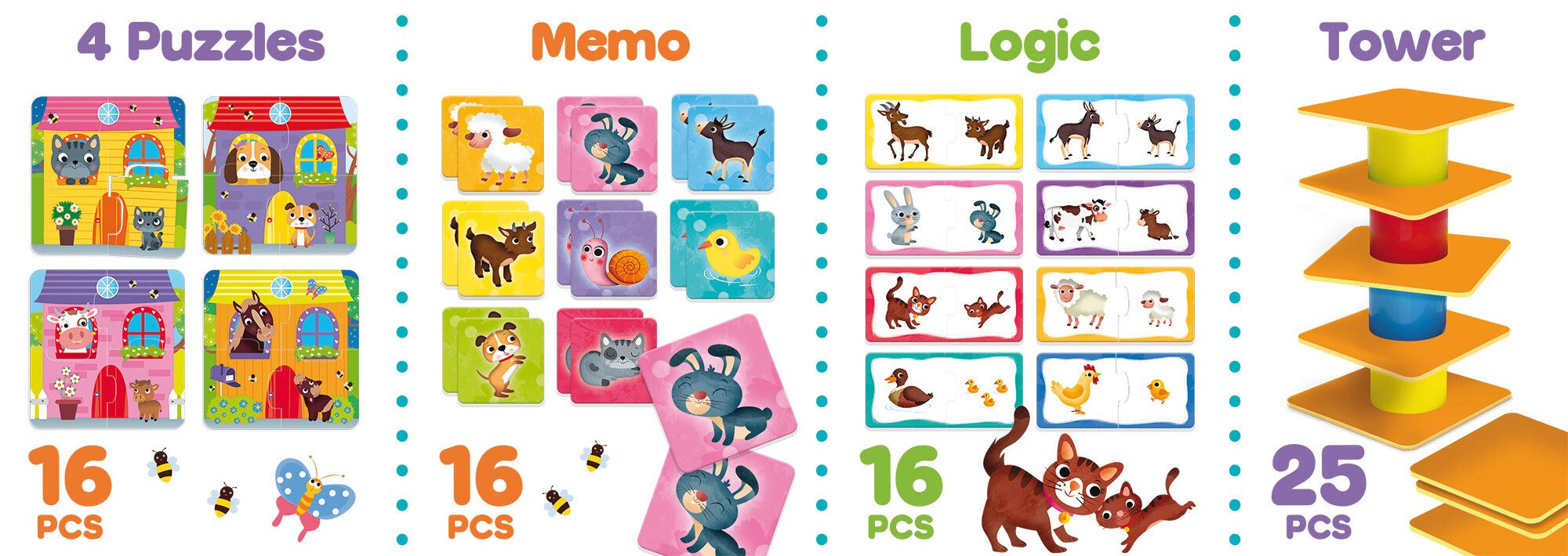 Carotina baby 4 in 1 - LISCIANI